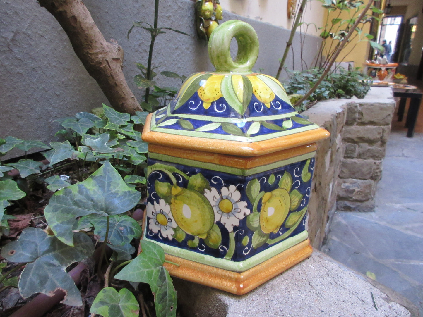 Barattolo per biscotti in ceramica