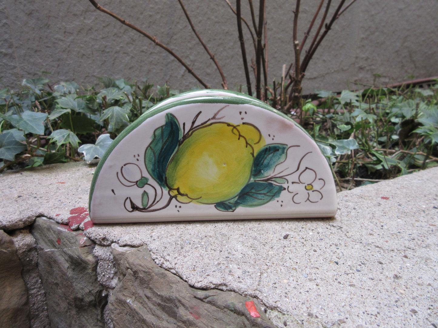Ceramic napkin holder