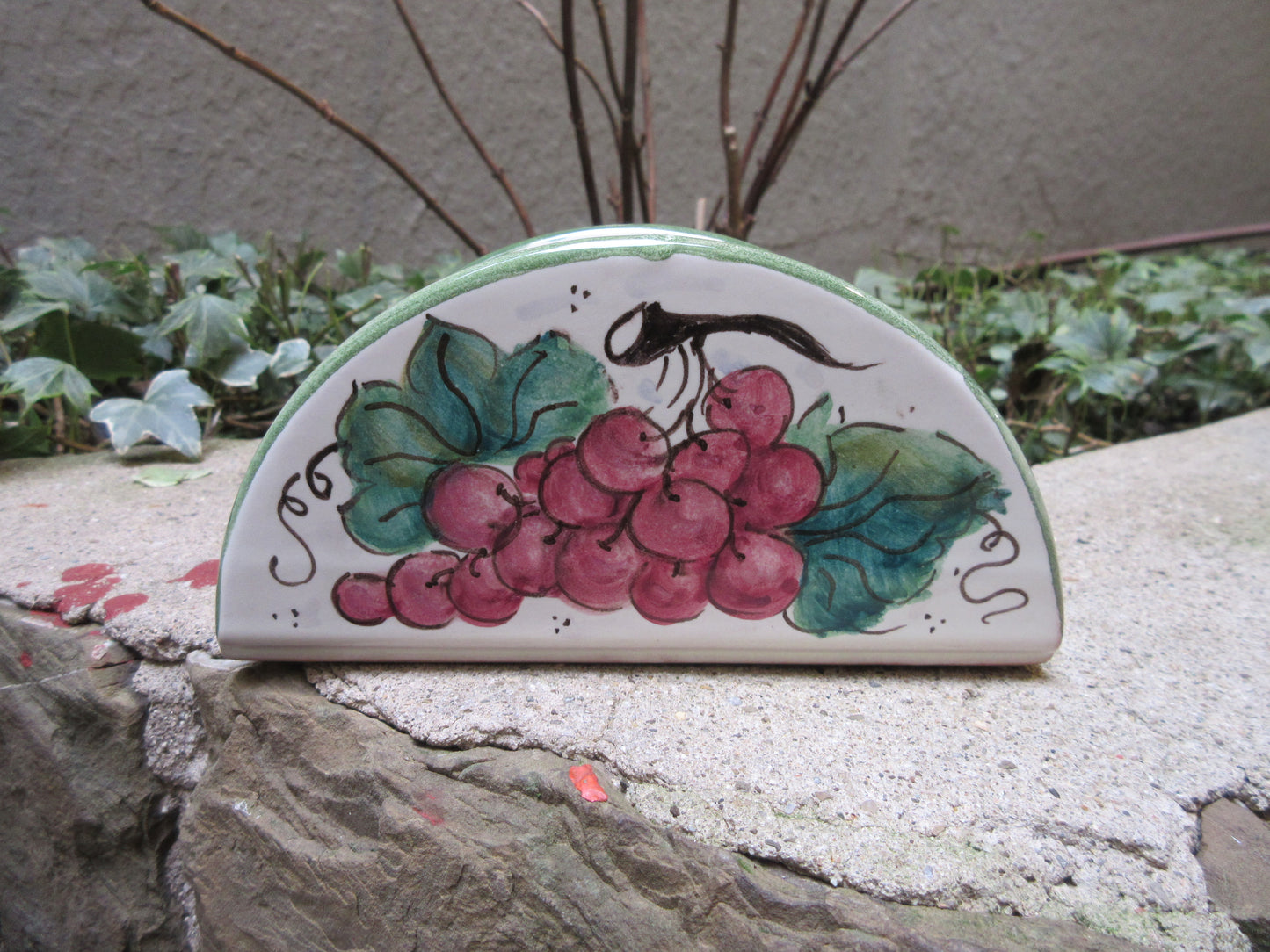 Ceramic napkin holder