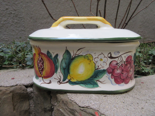 Barattolo contenitore in ceramica