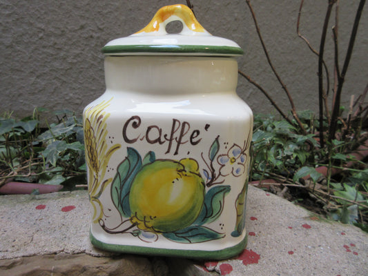 Barattolo contenitore in ceramica