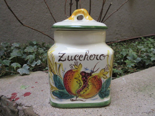 Ceramic container jar