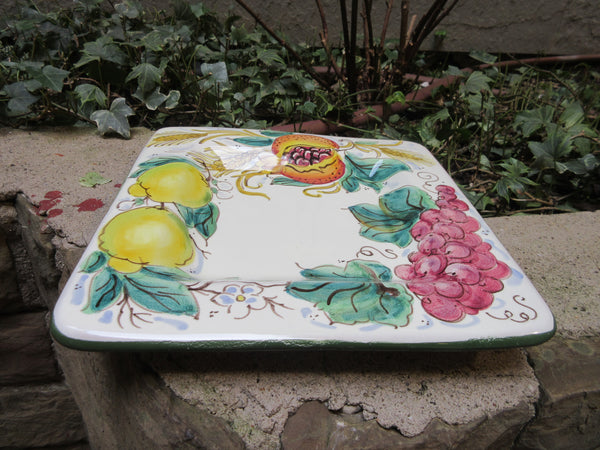 Rectangular ceramic platter