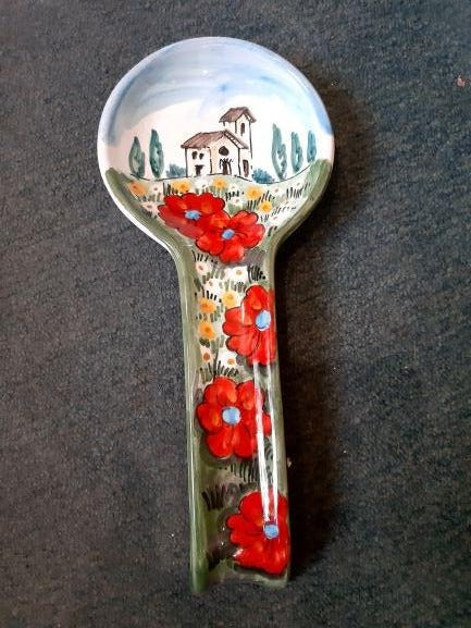 poggia cucchiaio in ceramica