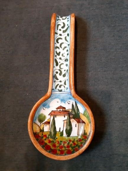poggia cucchiaio in ceramica