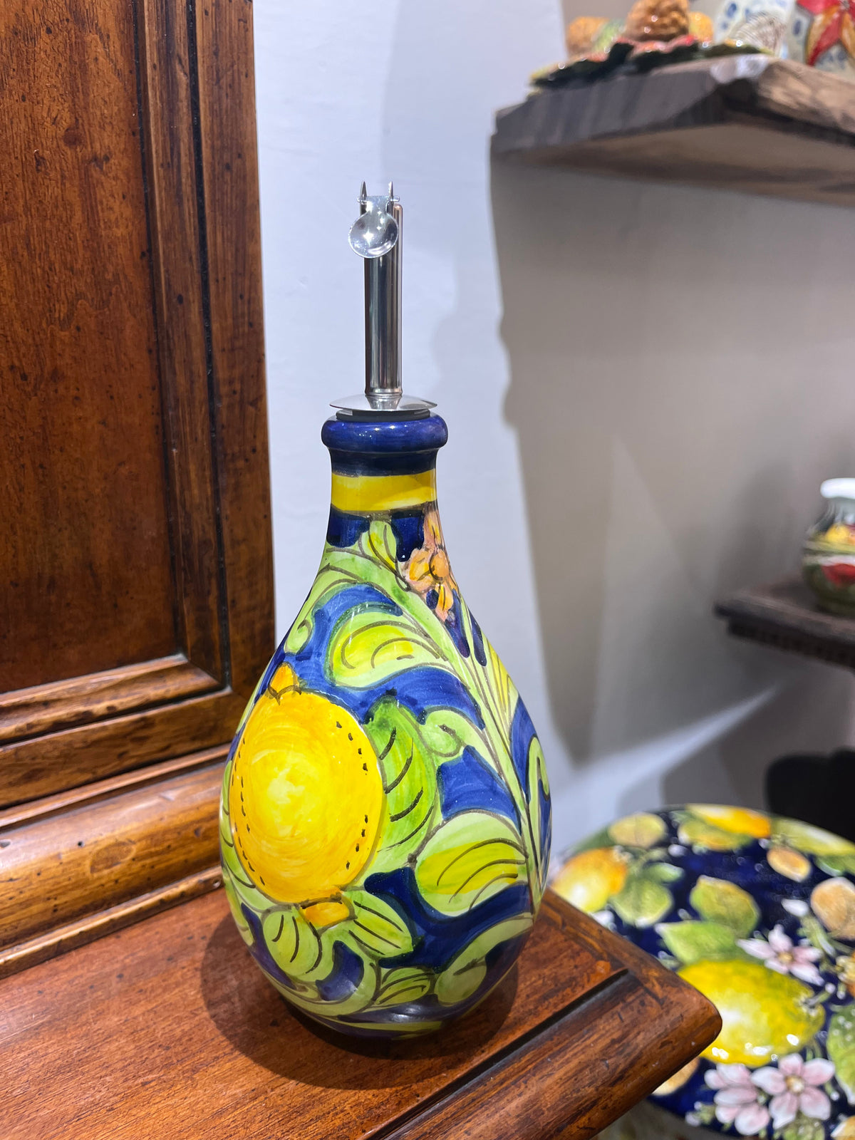 Ceramic oil and vinegar container