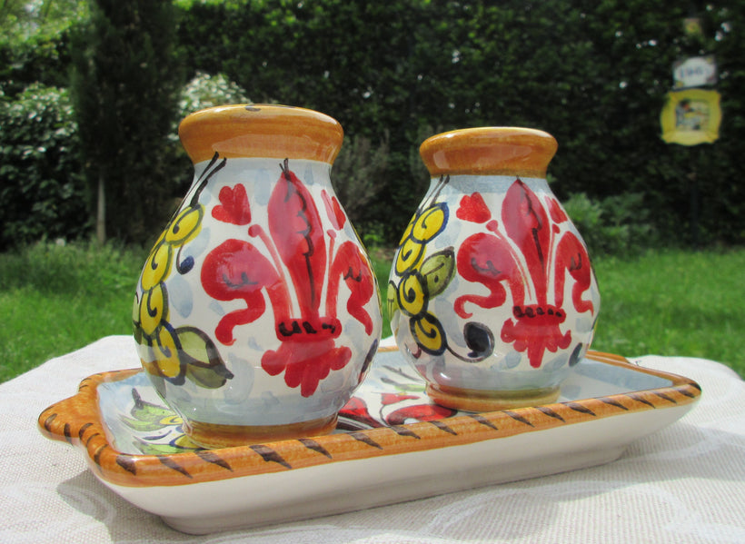 Ceramic salt and pepper shakers