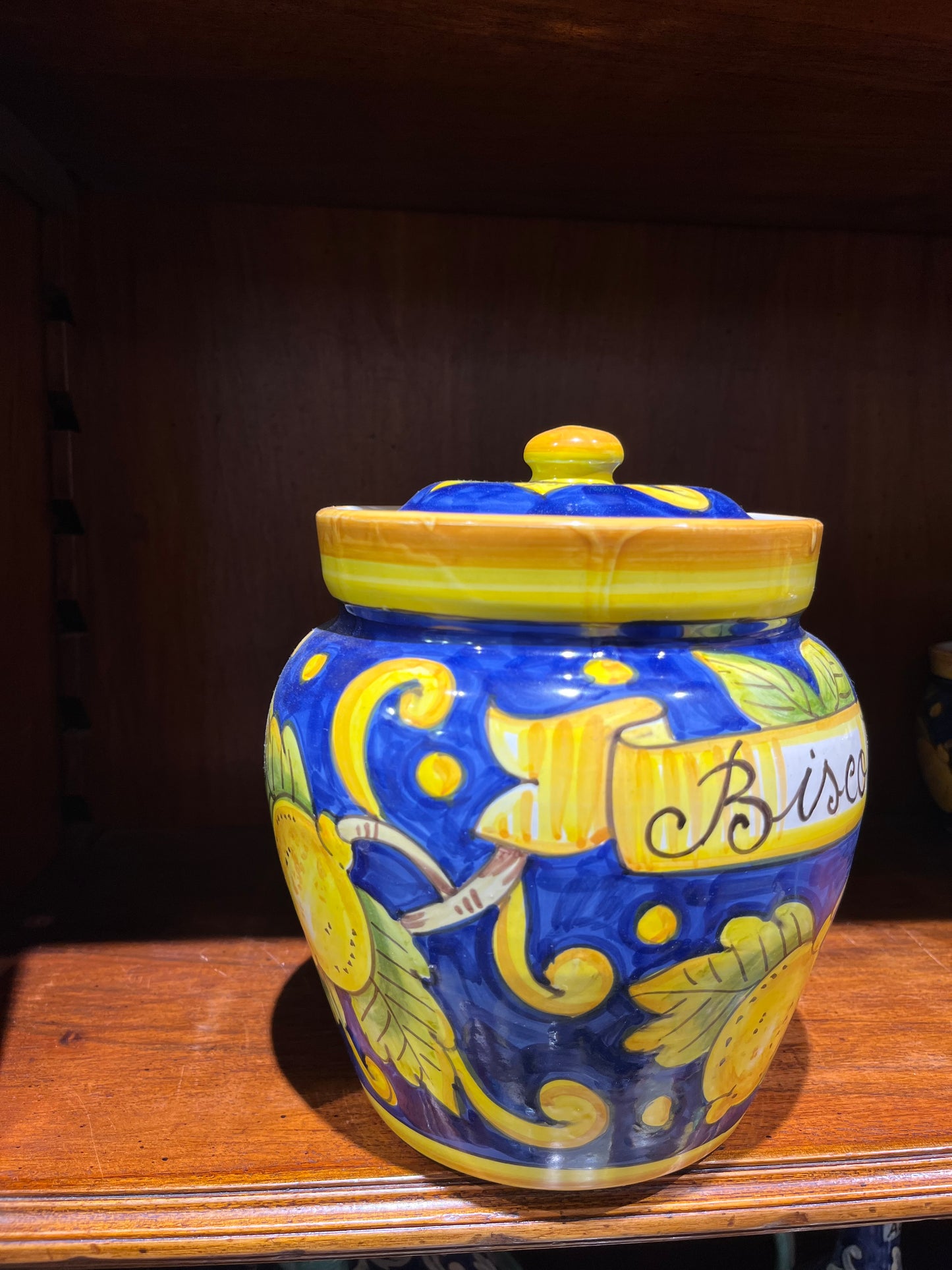 Ceramic cookie jar