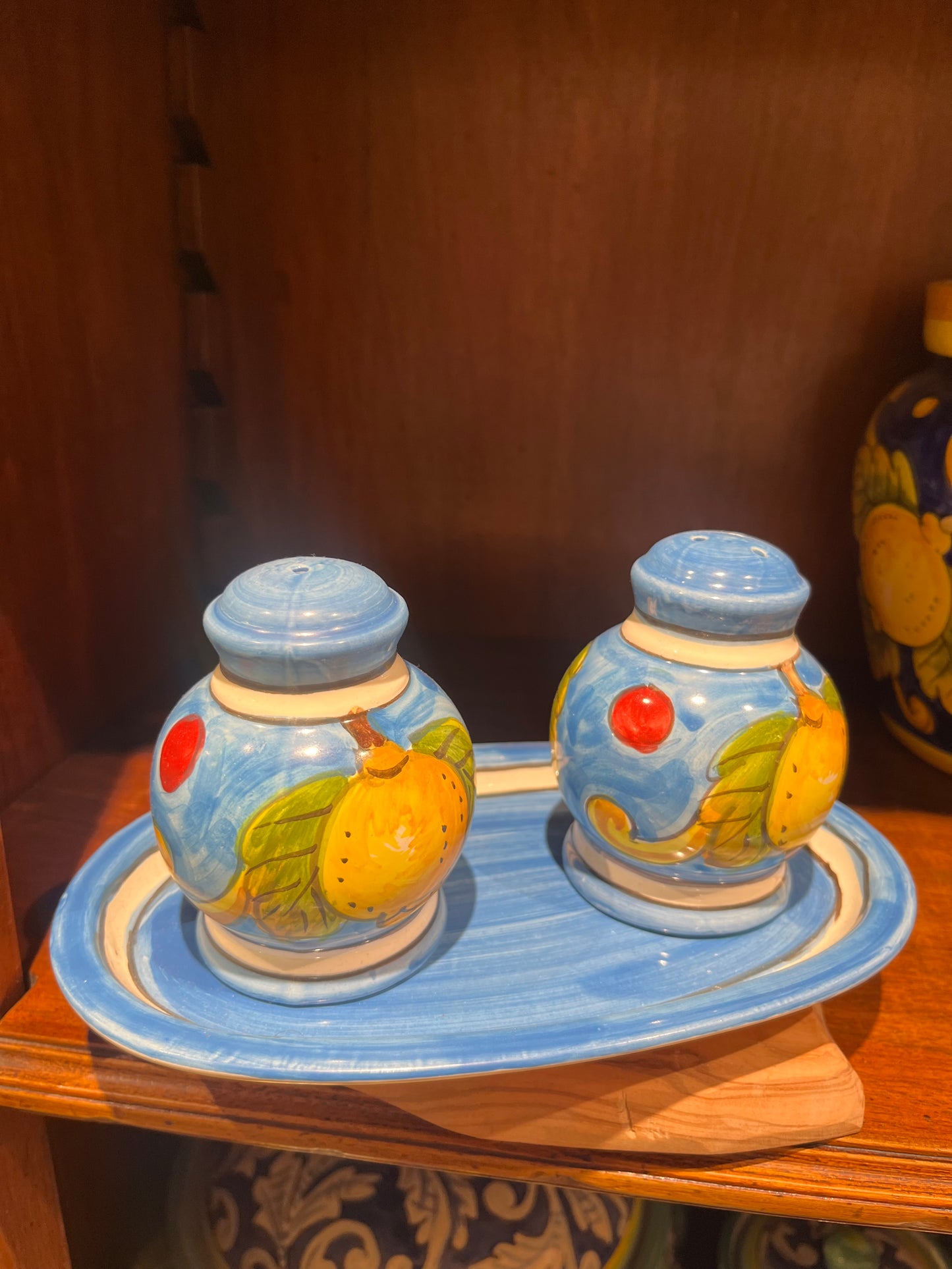 Ceramic salt and pepper shakers