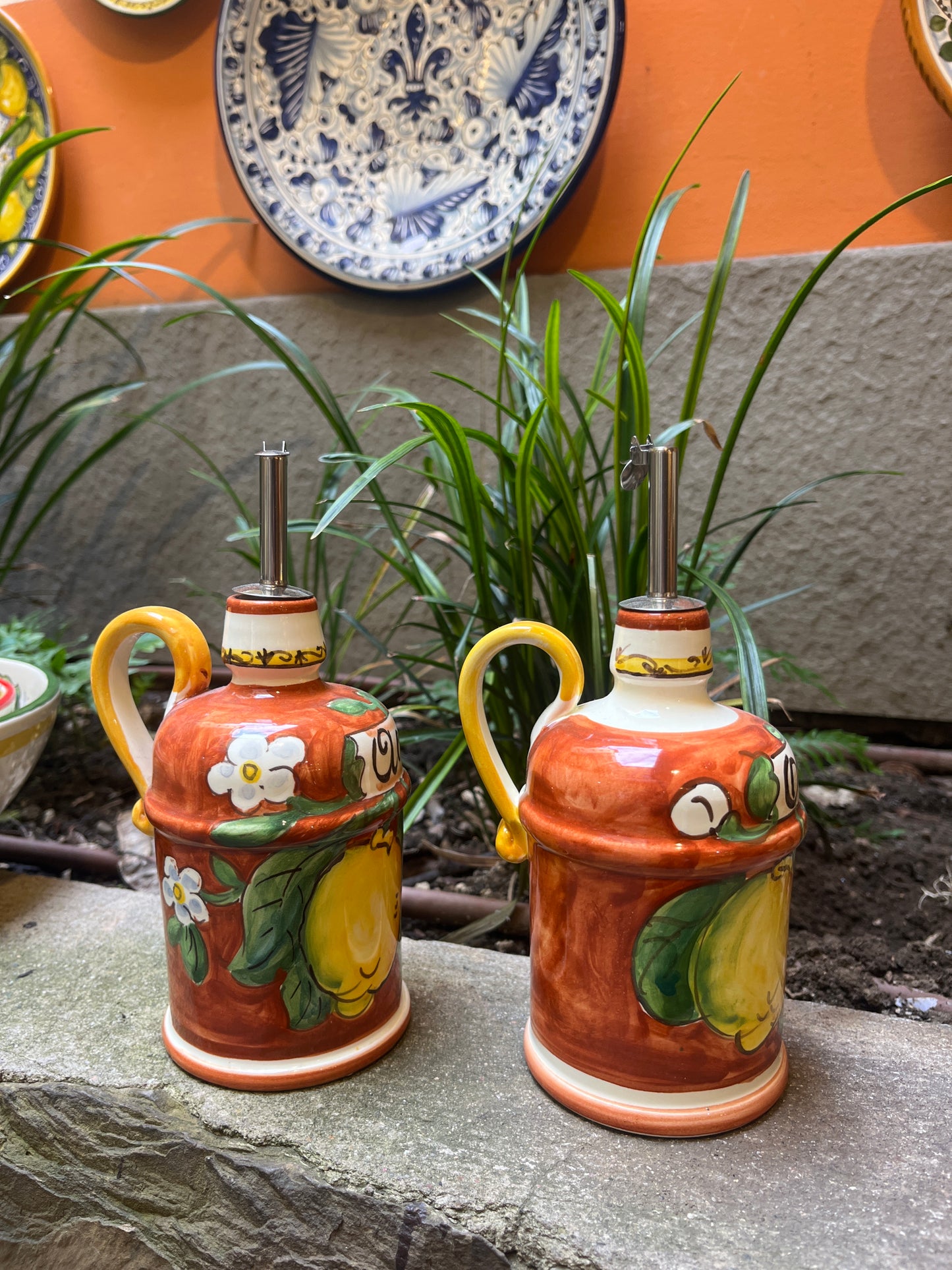 ceramic oil and vinegar set