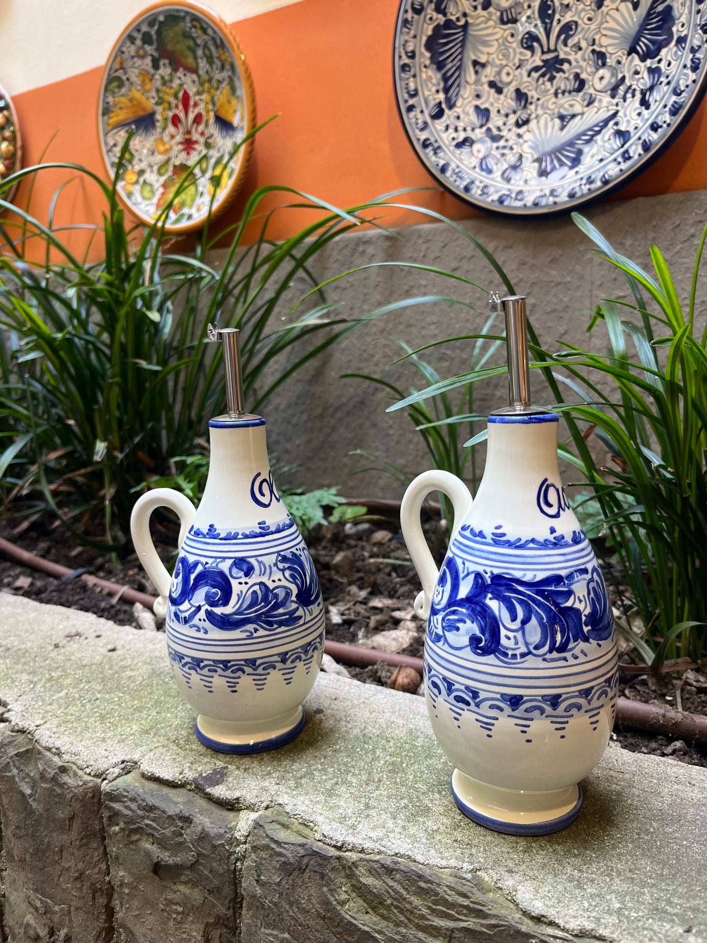 Ceramic oil dispenser