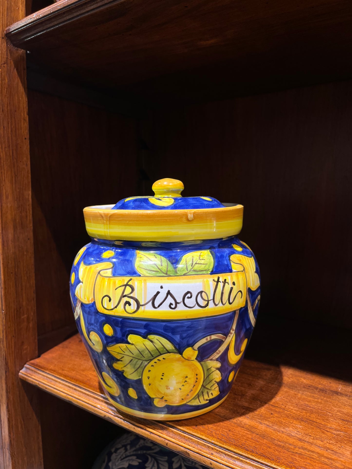Ceramic cookie jar