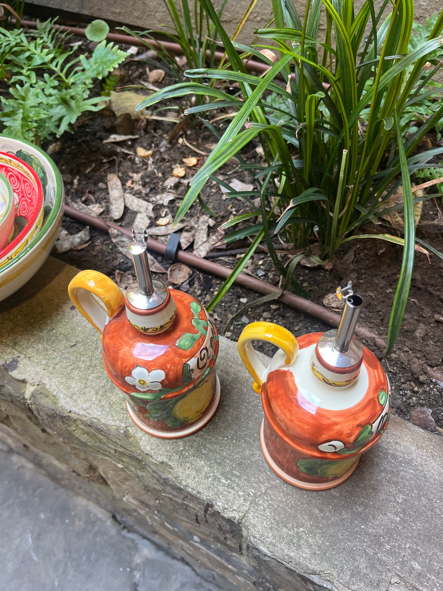 ceramic oil and vinegar set