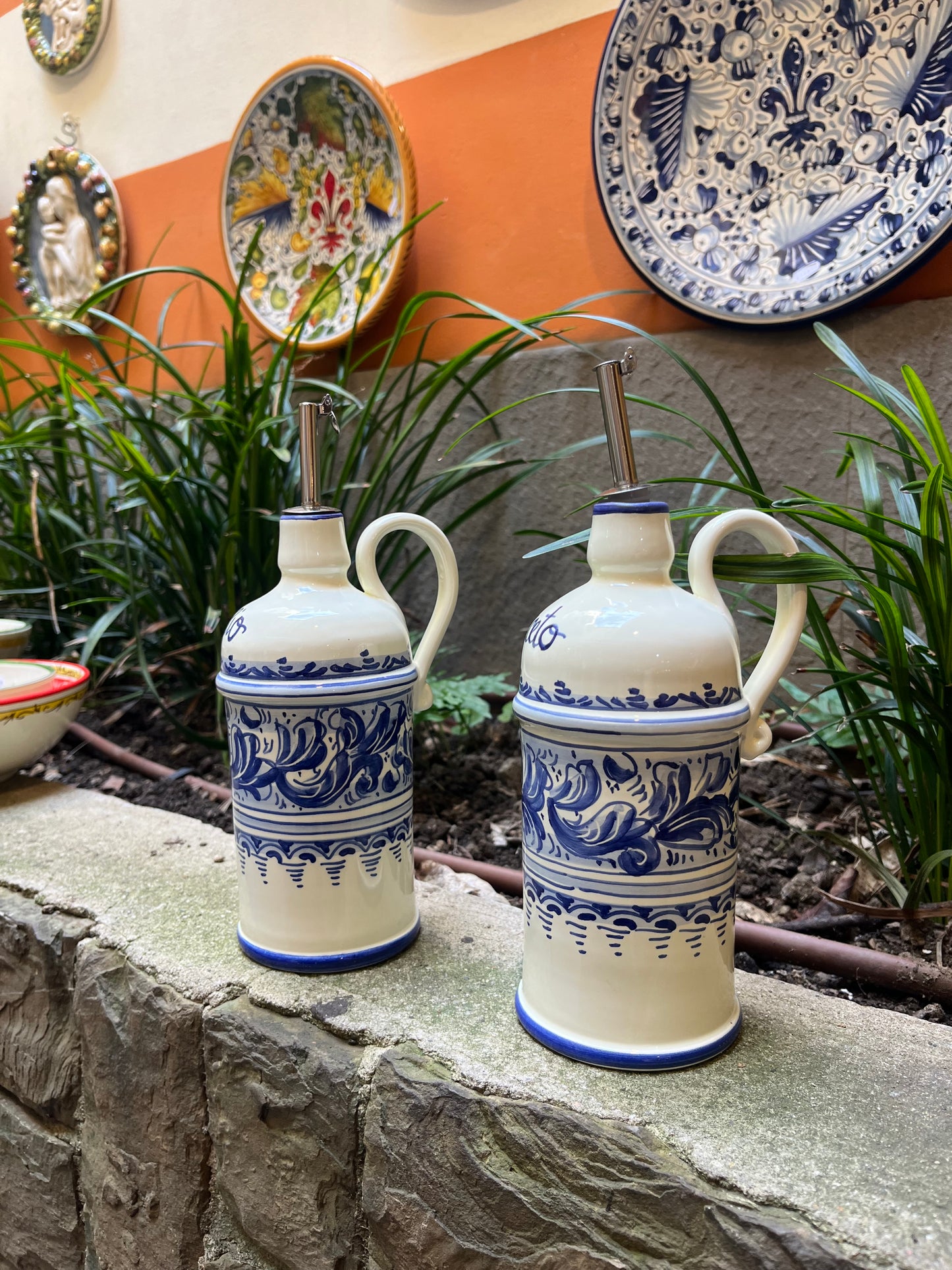 Ceramic oil dispenser