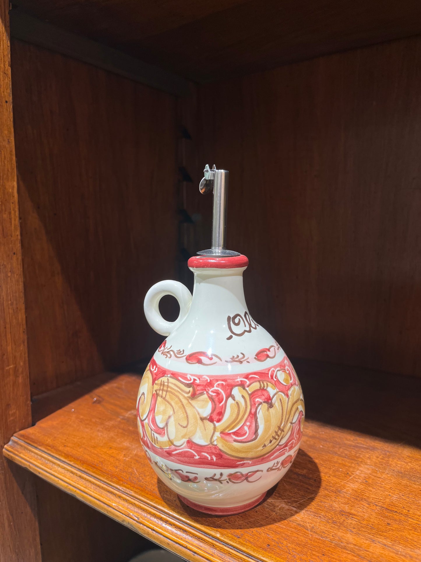 Ceramic oil dispenser