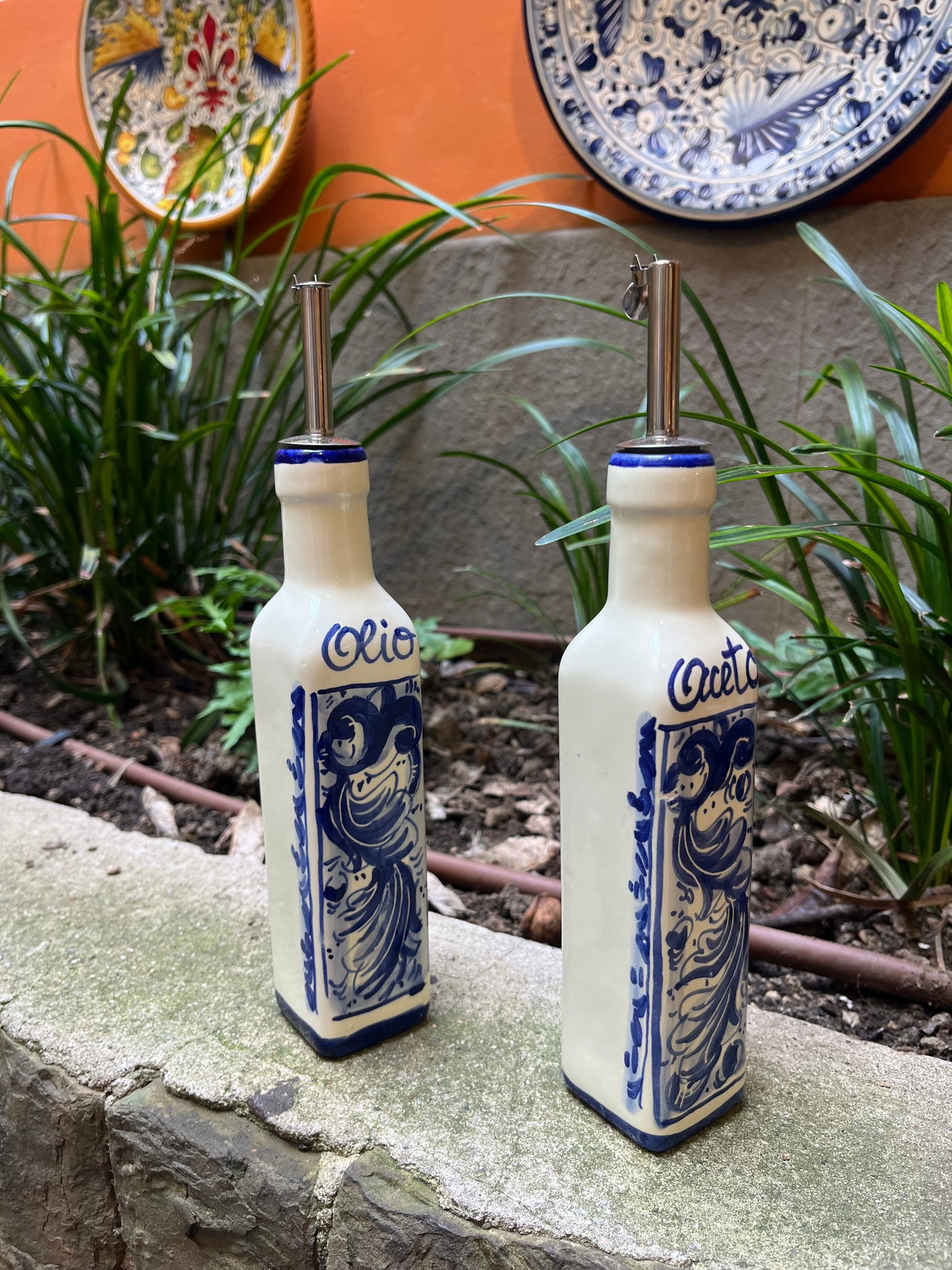 Ceramic oil dispenser