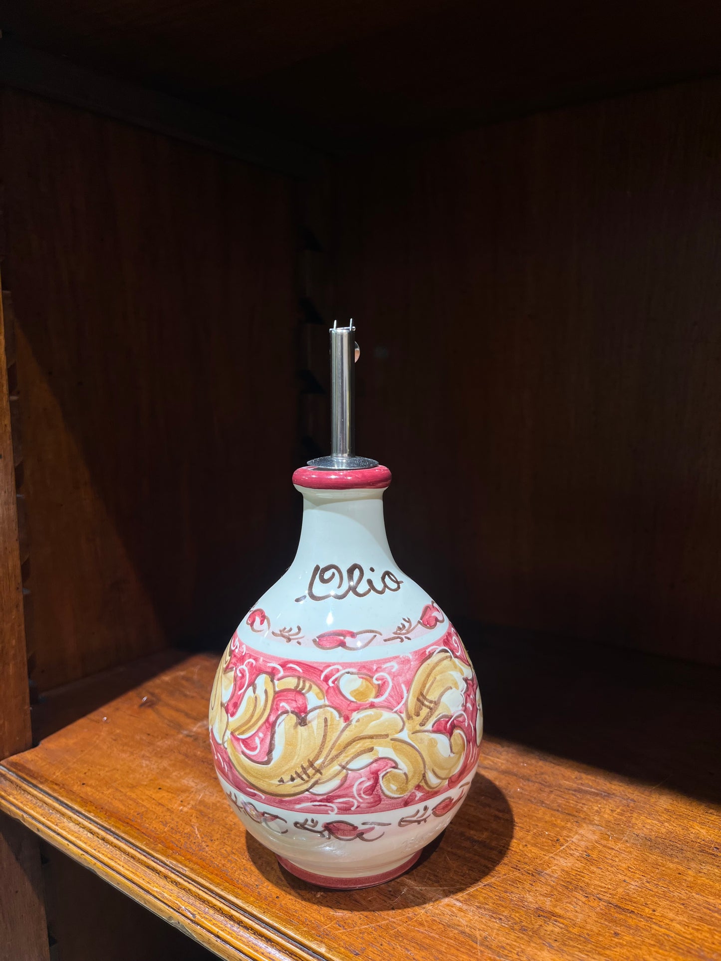 Ceramic oil dispenser