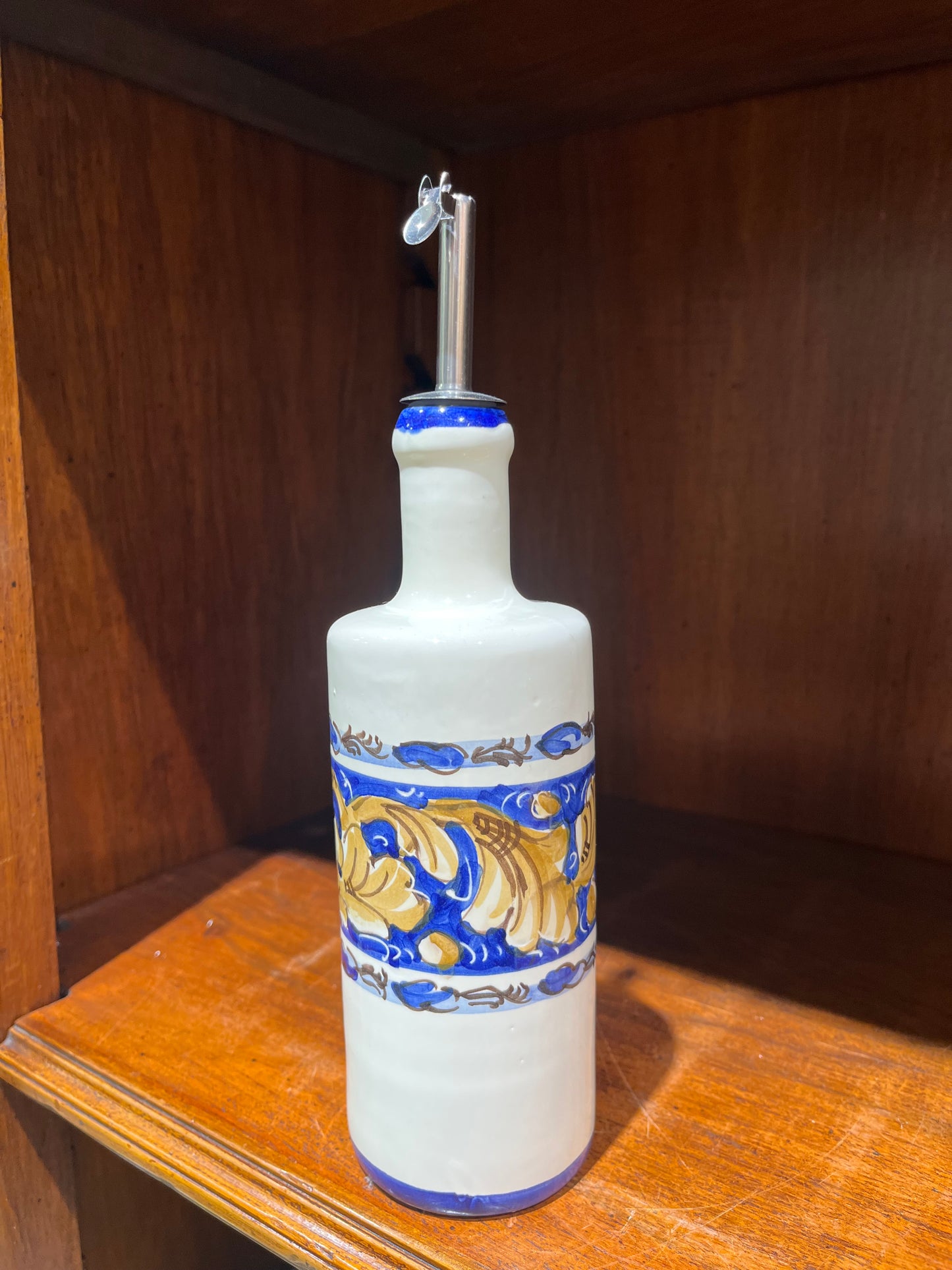 Ceramic oil dispenser