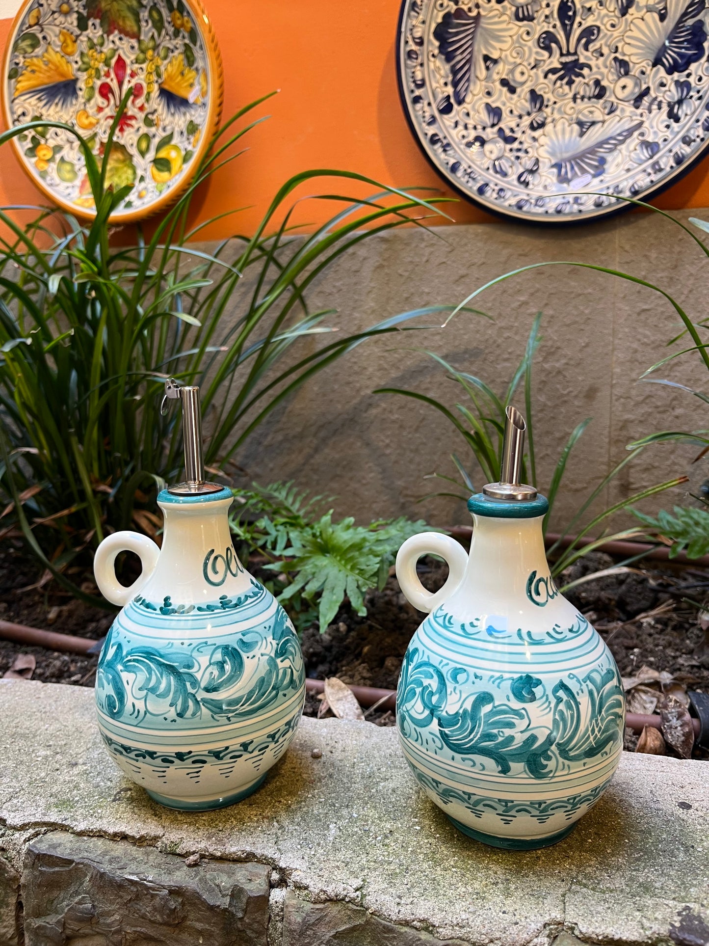 Ceramic oil dispenser