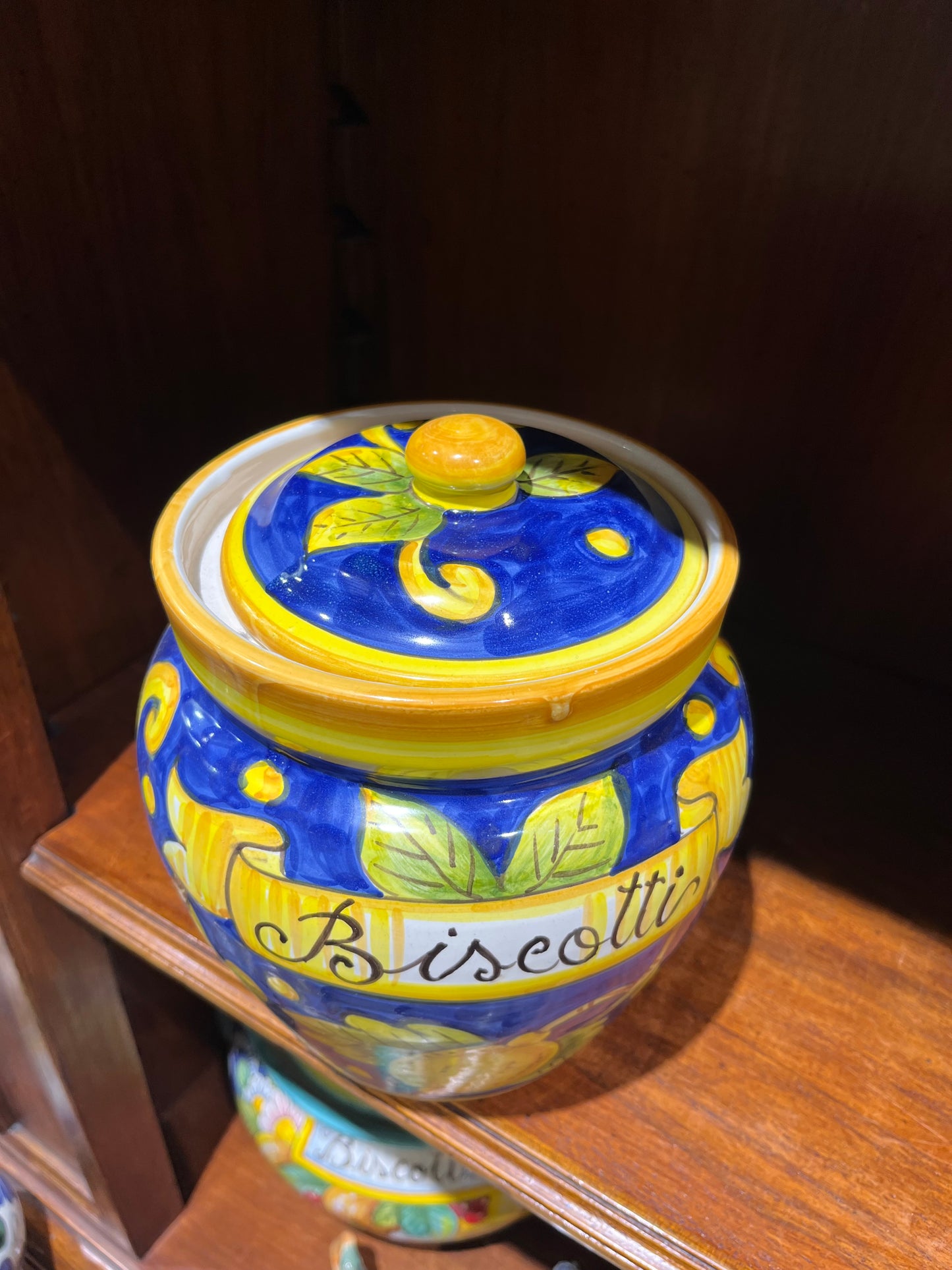 Ceramic cookie jar