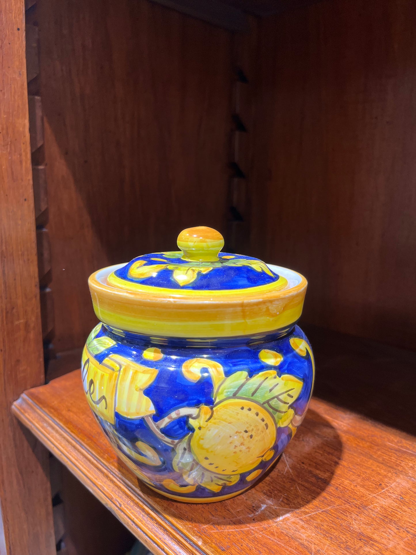 Ceramic salt jar