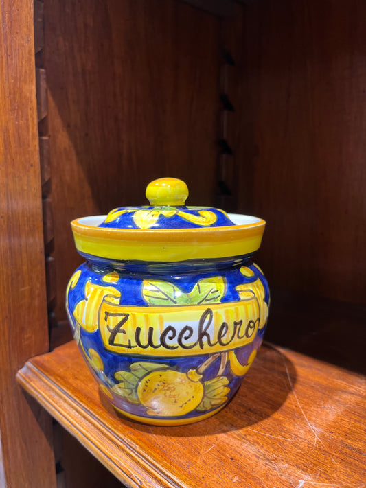 Ceramic sugar jar