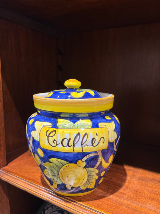 Ceramic coffee jar