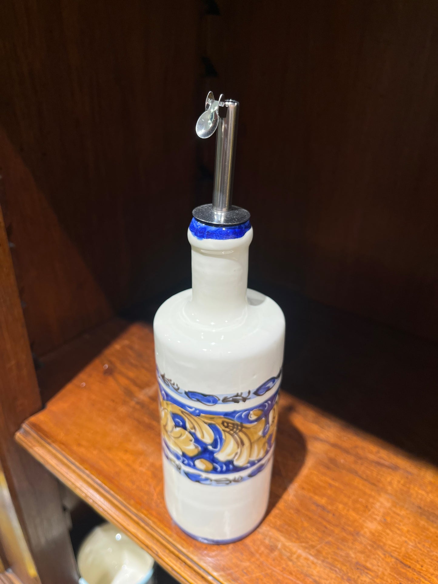 Ceramic oil dispenser