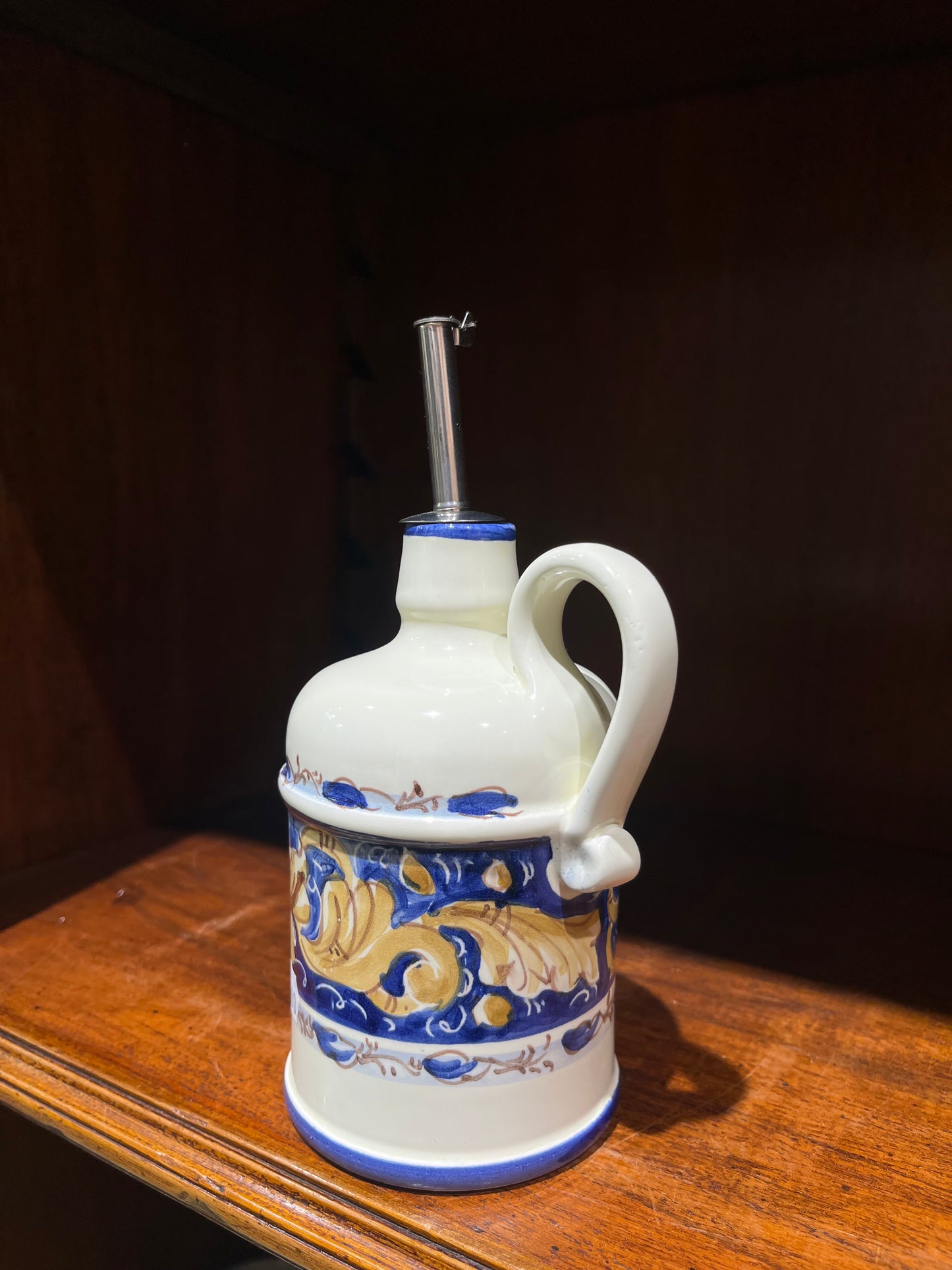Ceramic oil dispenser
