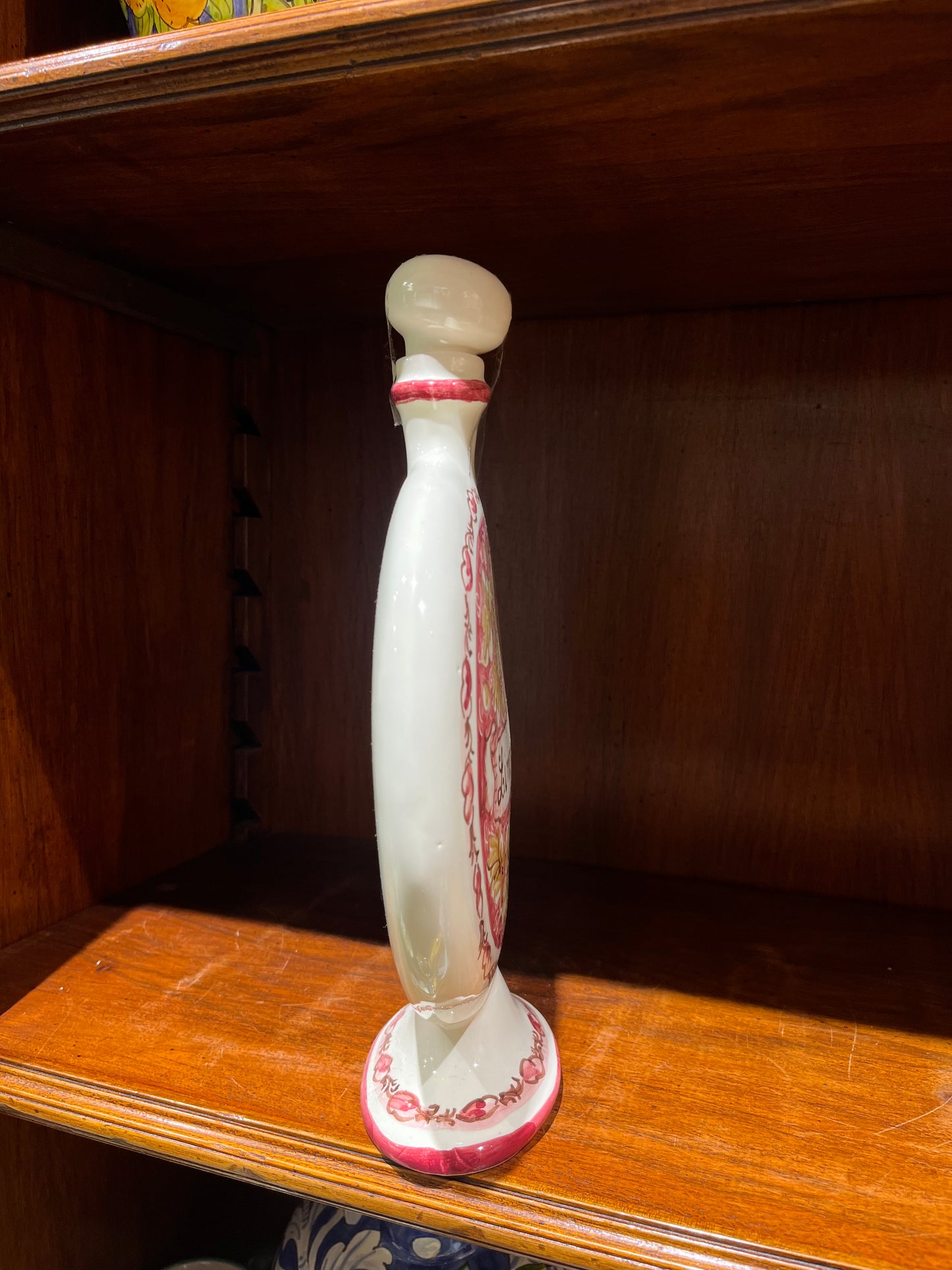 Ceramic limoncello bottle
