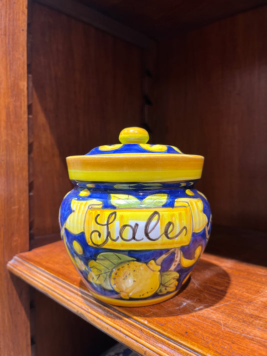 Ceramic salt jar