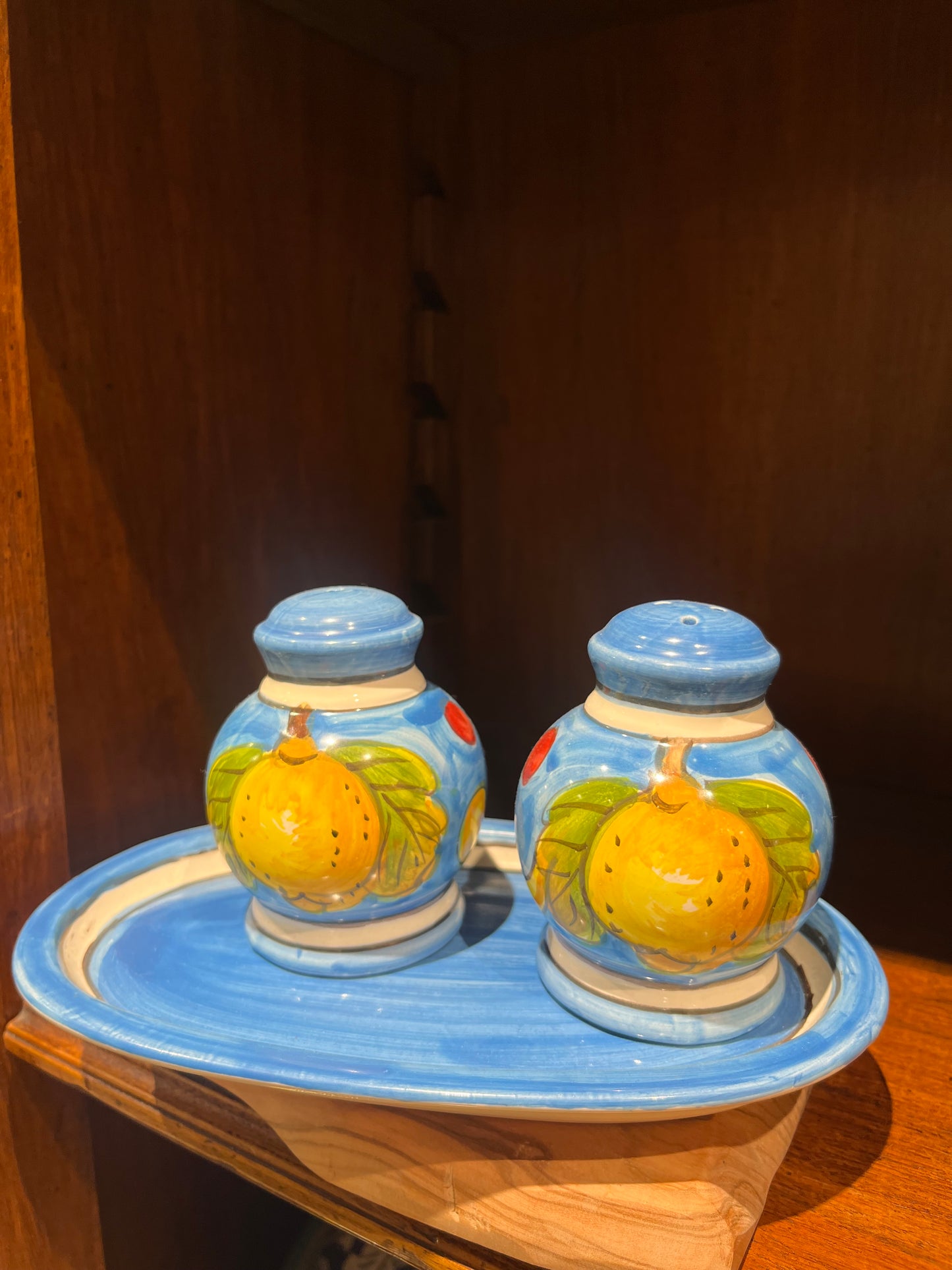 Ceramic salt and pepper shakers