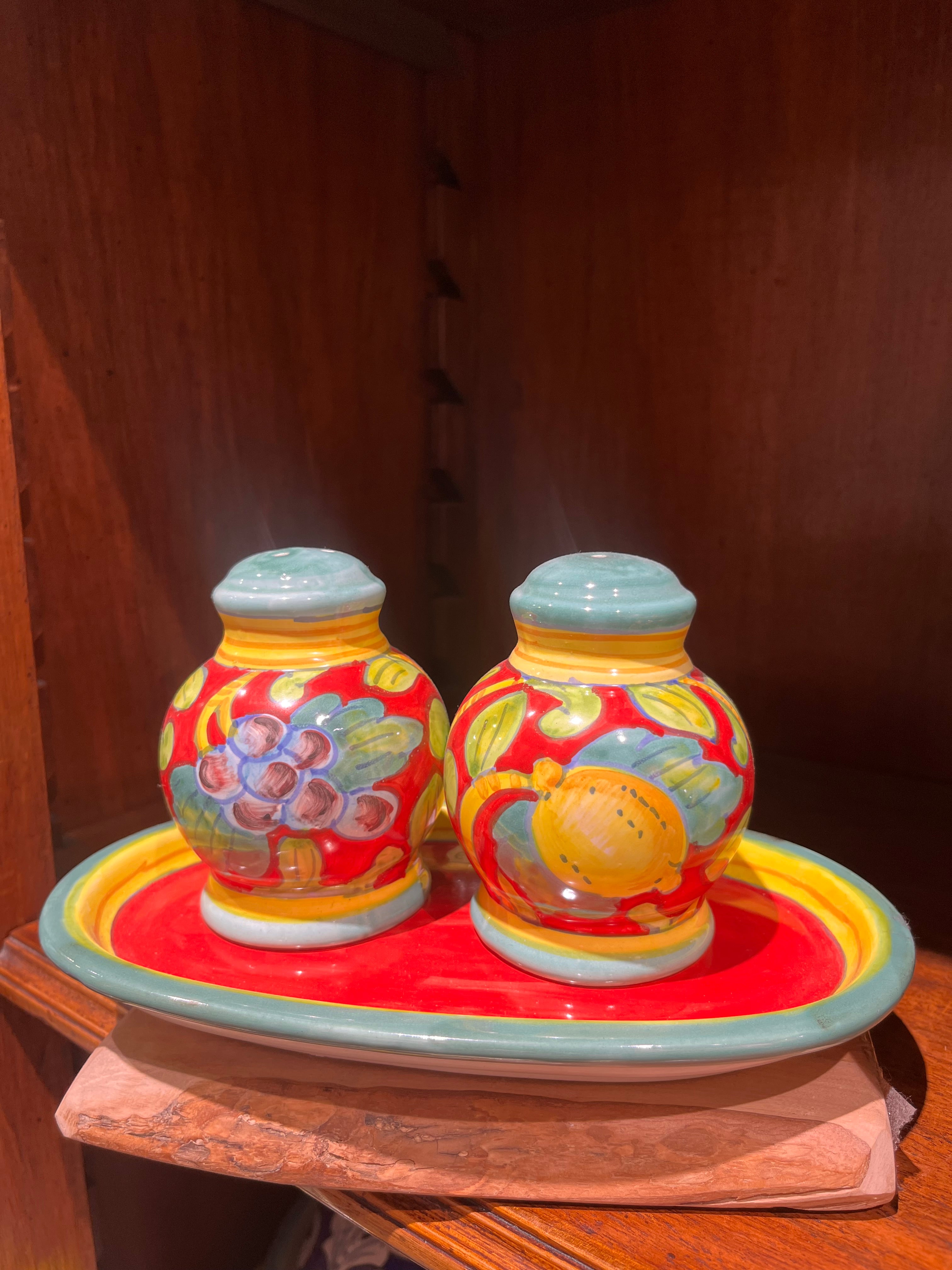 Ceramiche Ponte Vecchio Salt and Pepper Shaker - Thumbnail 2