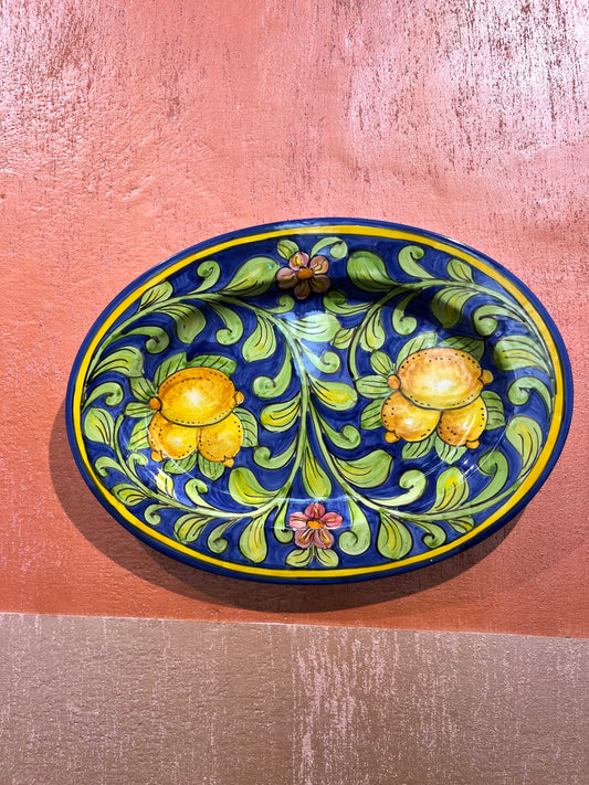 ceramic oval plate