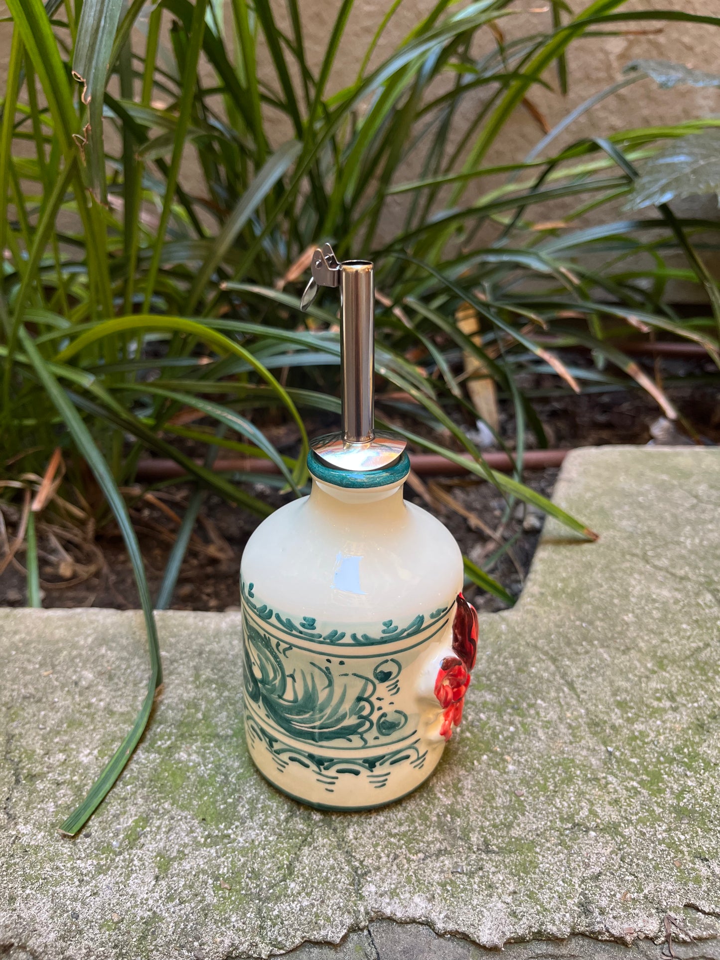 Ceramic oil dispenser