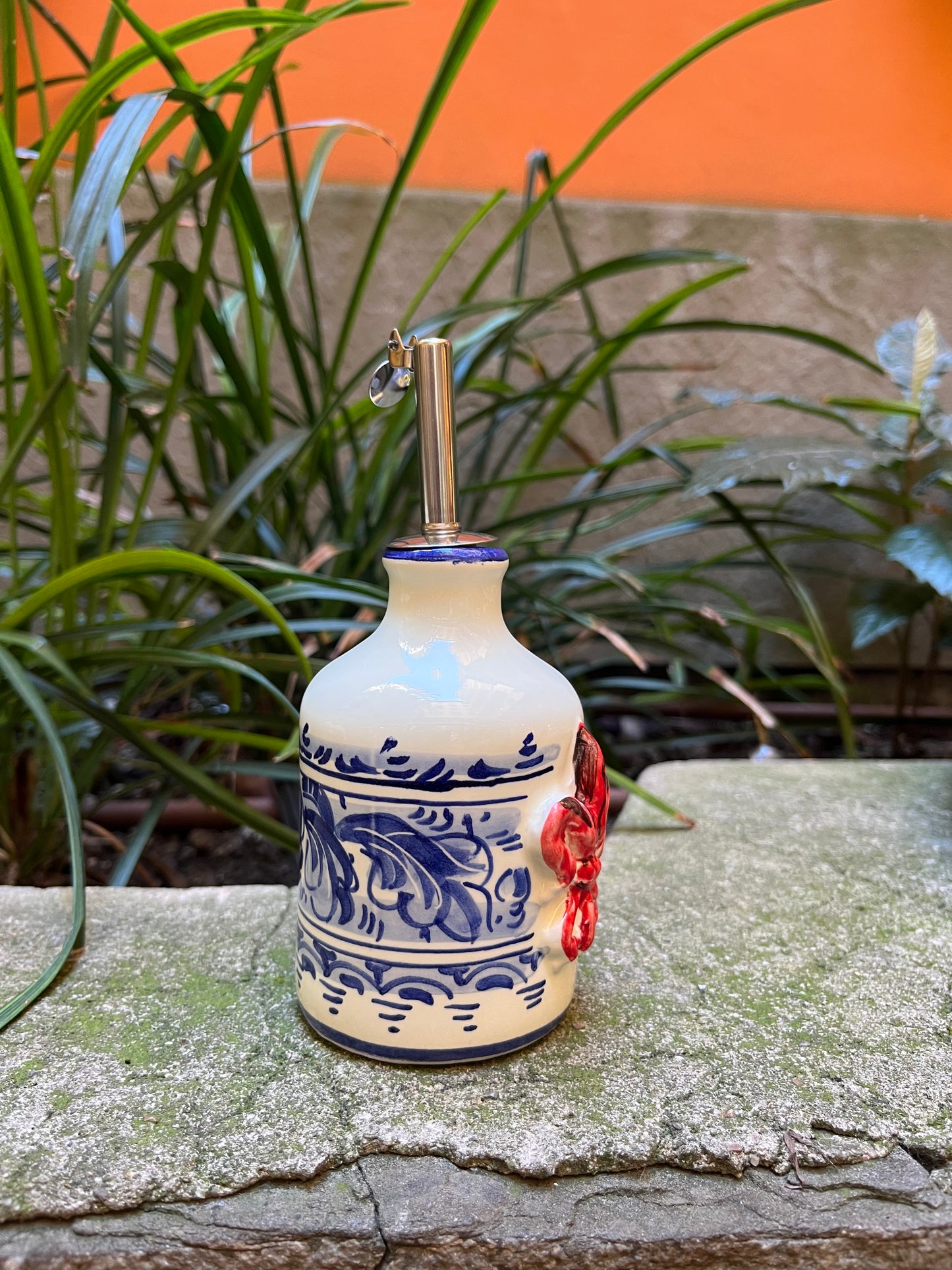 Ceramic oil dispenser