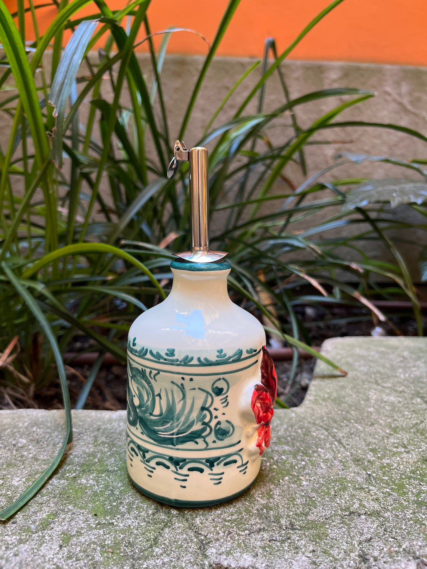 Ceramic oil dispenser