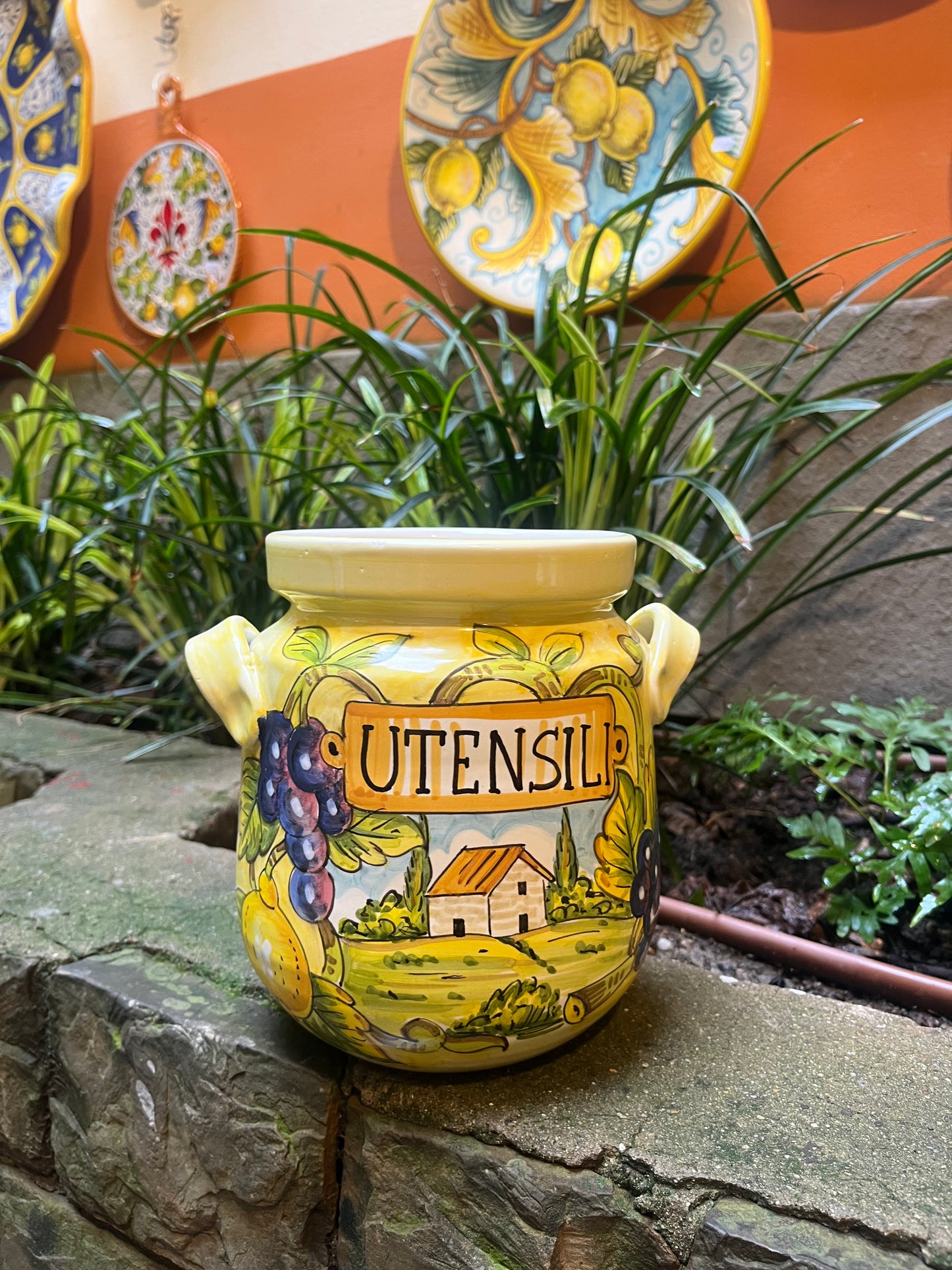 ceramic utensil holder