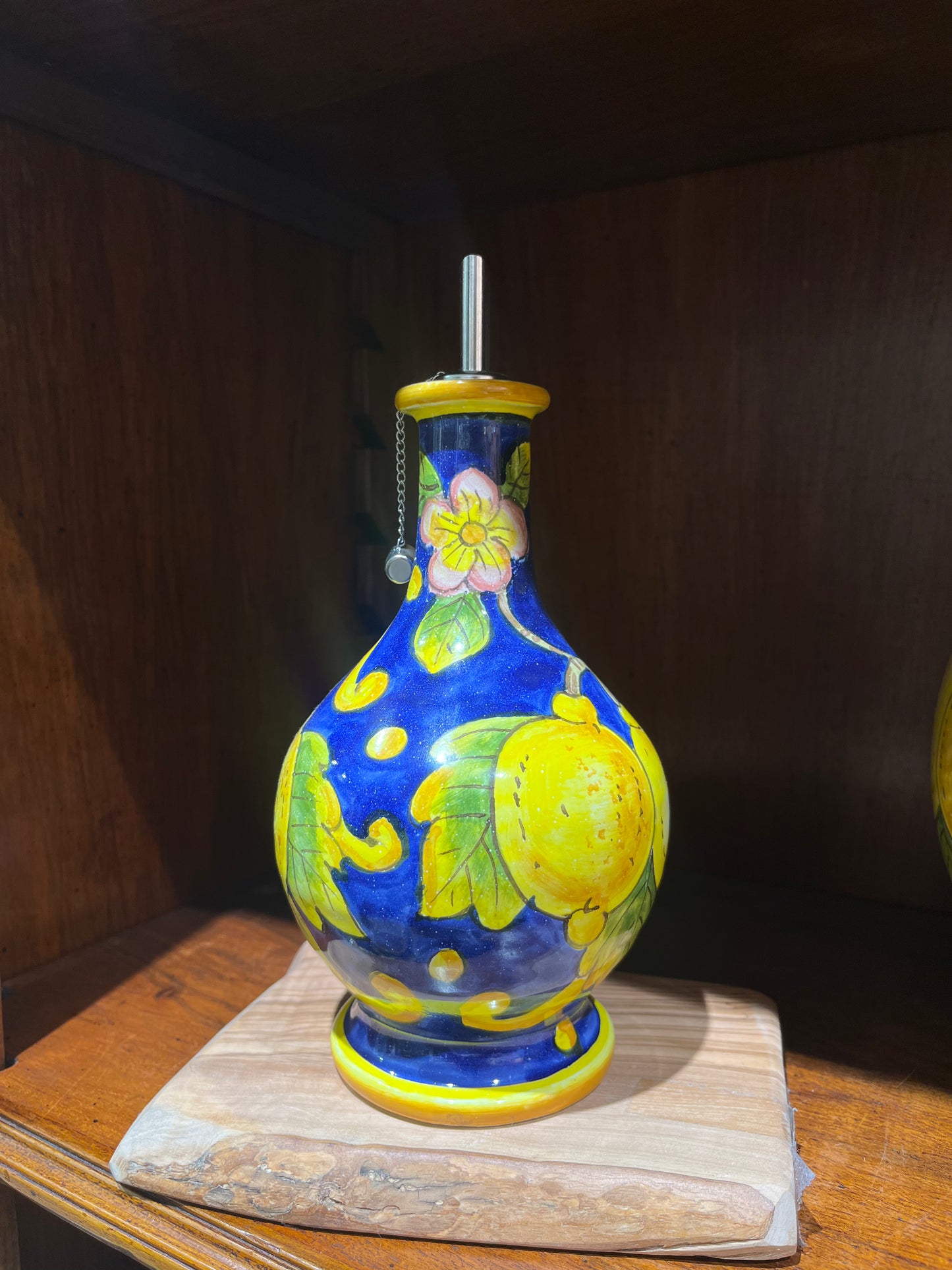 Ceramic oil dispenser