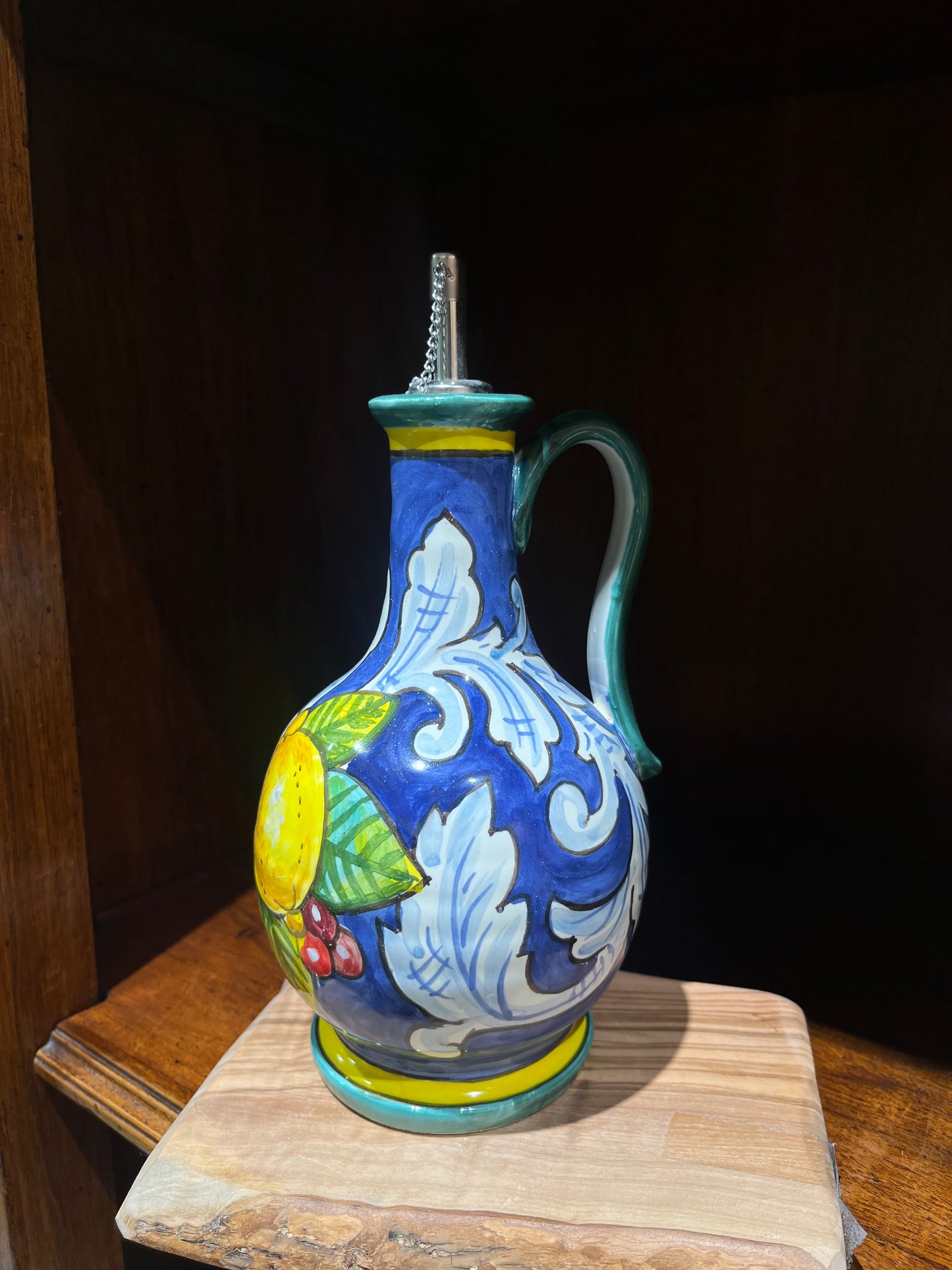 Ceramic oil dispenser