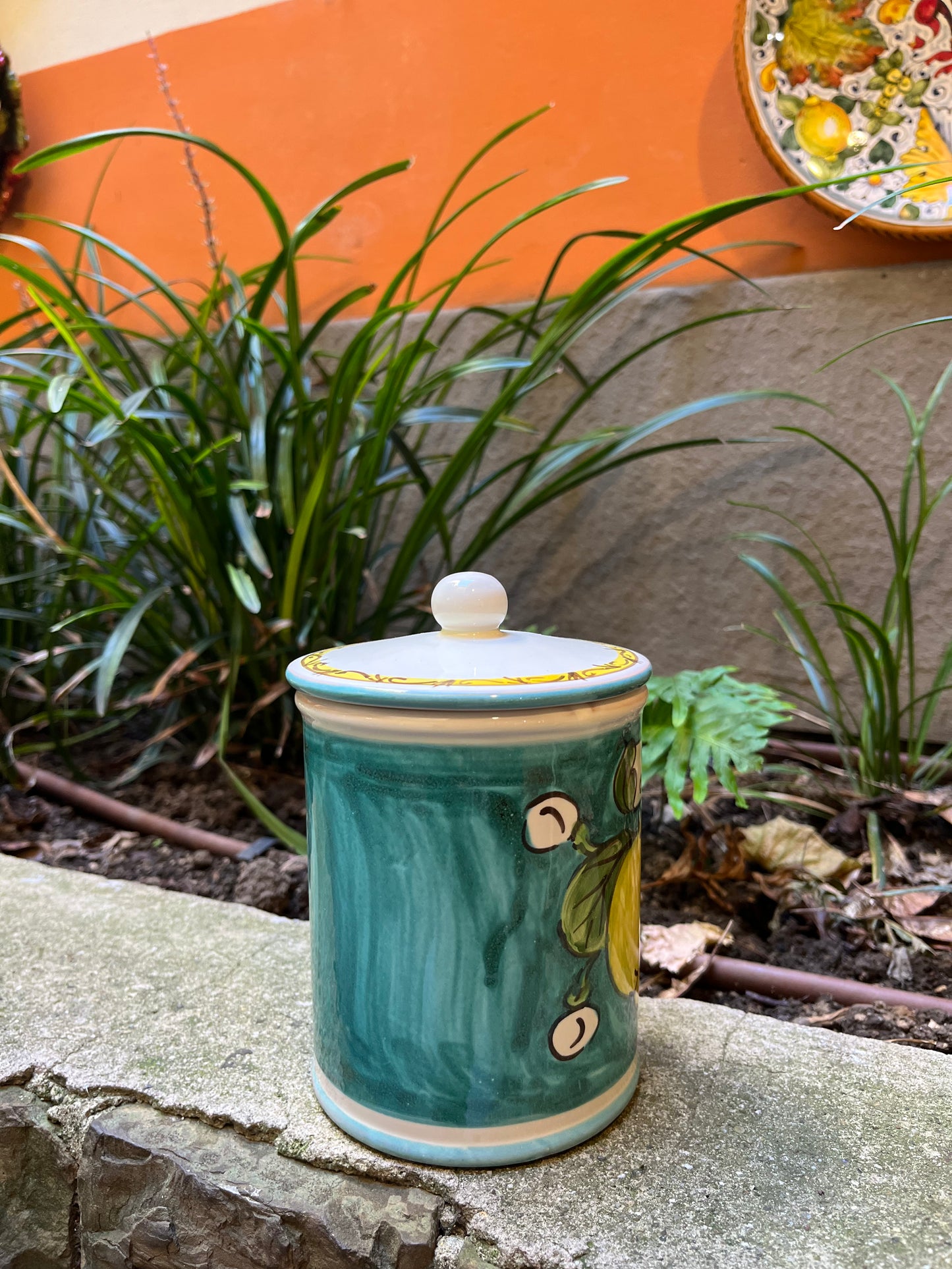 ceramic container jar