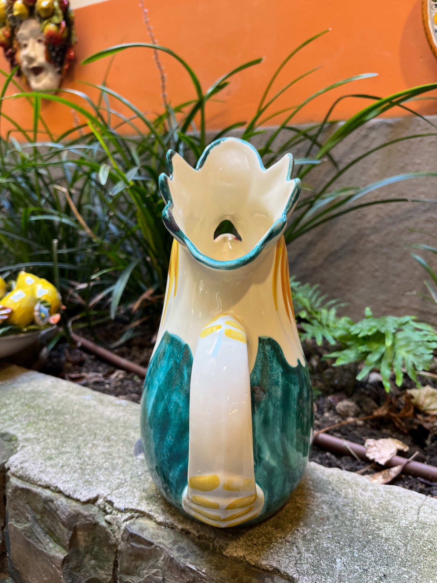 Ceramic chiken pitcher