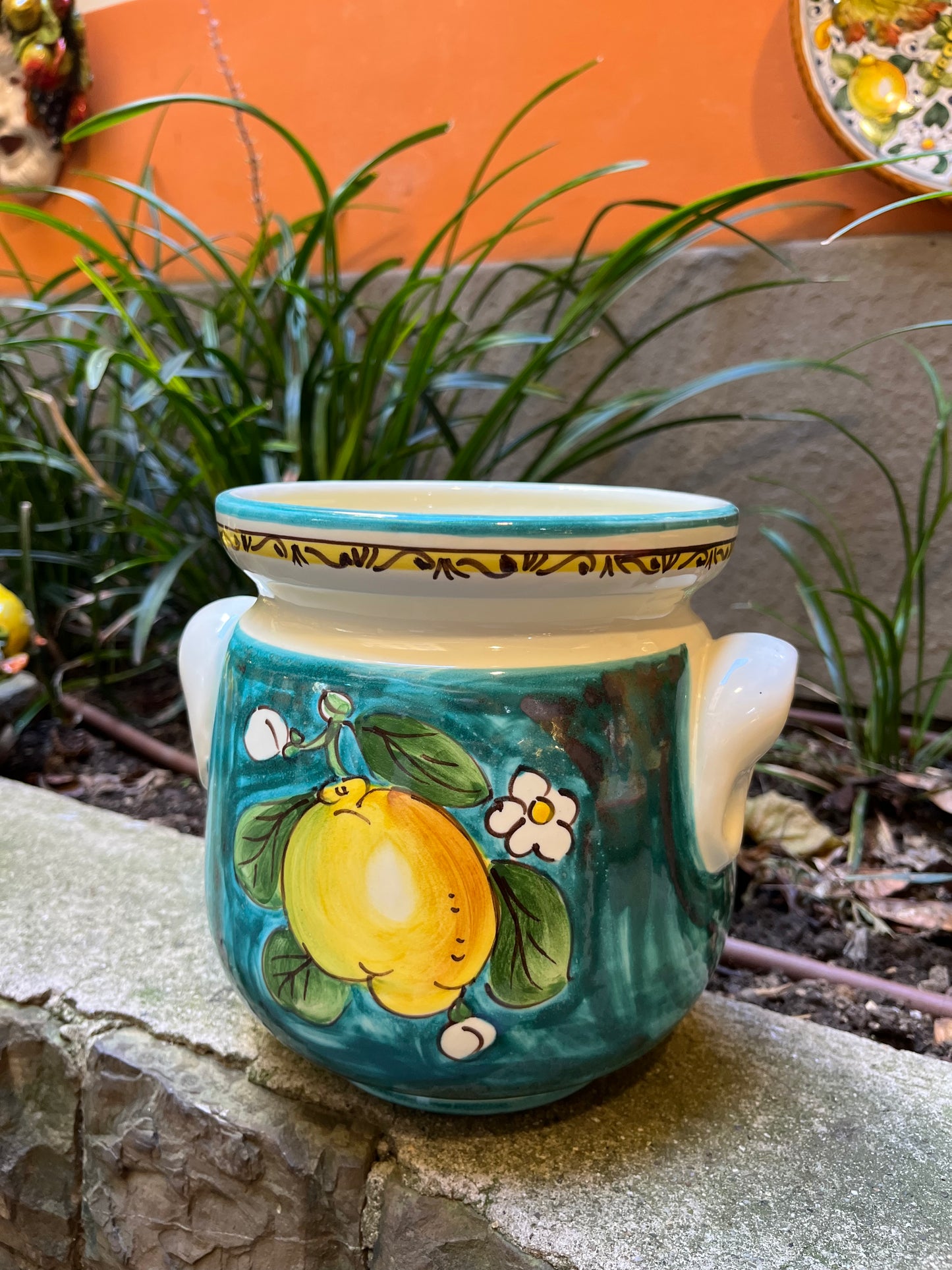 Ceramic utensil holder