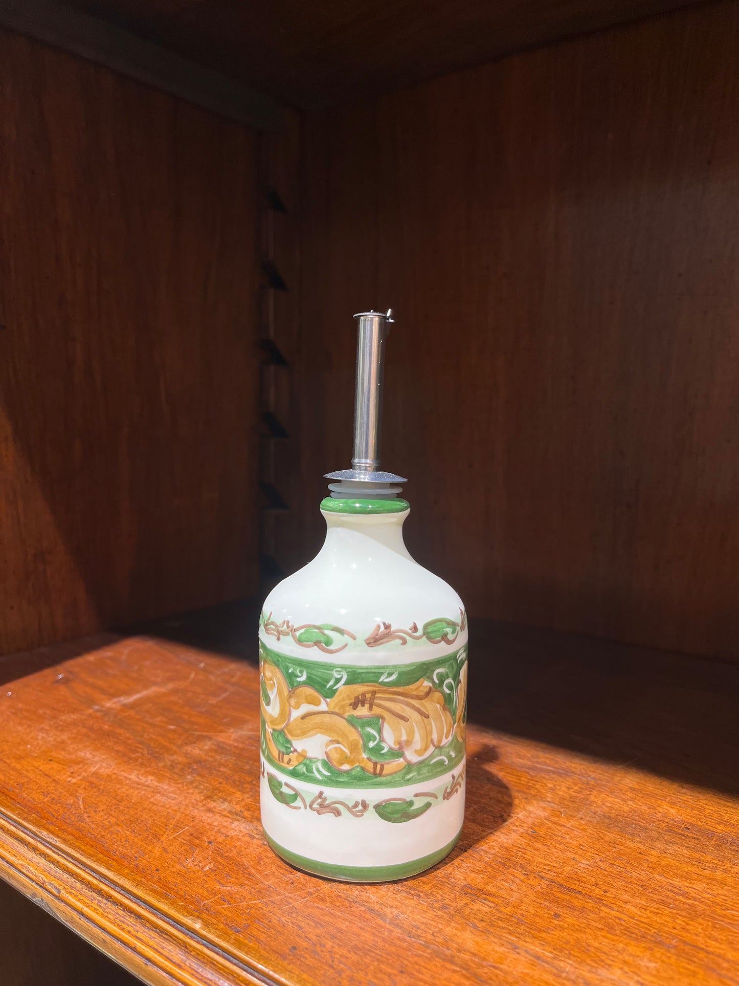 Ceramic oil dispenser