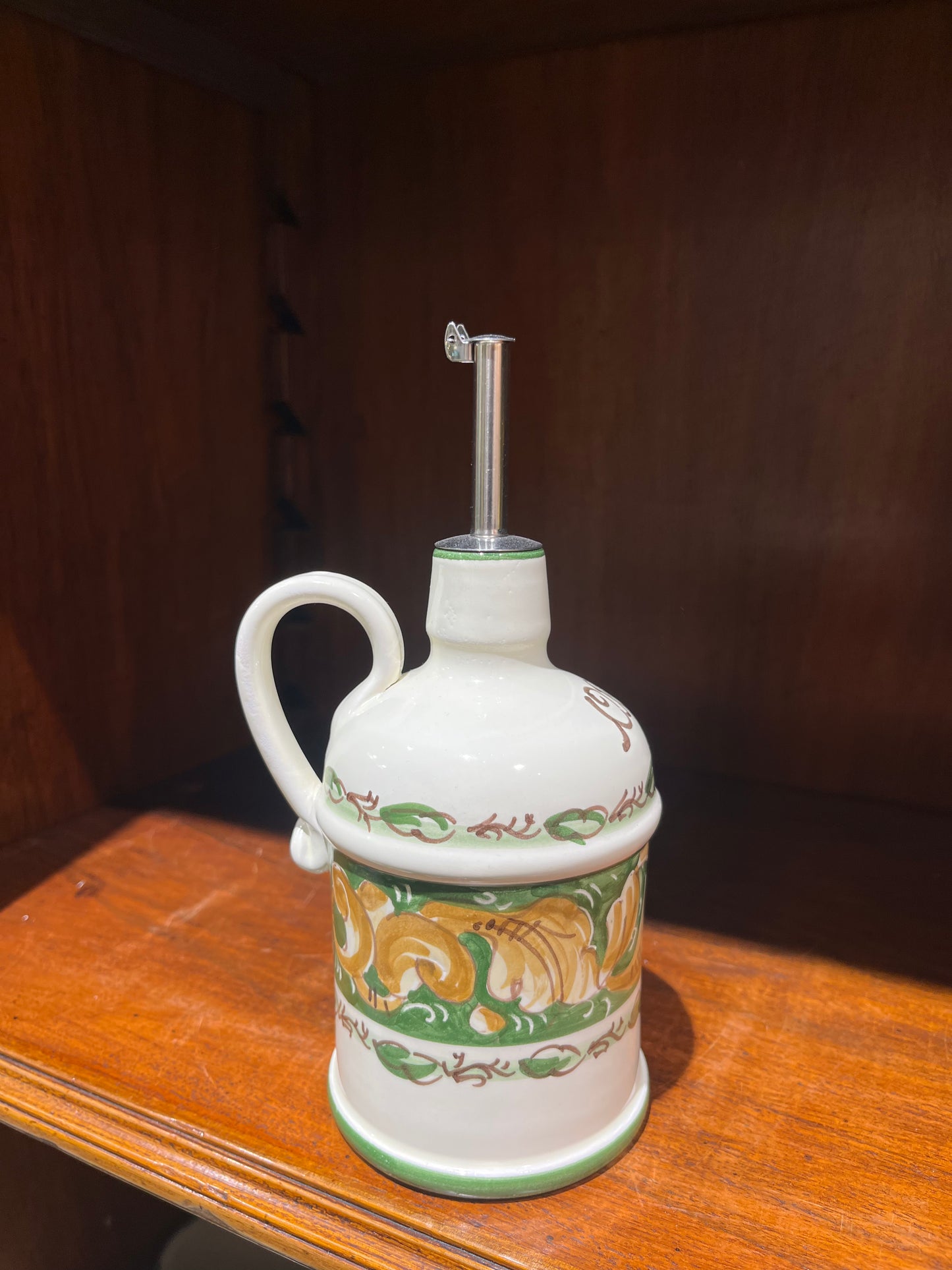 Ceramic oil dispenser