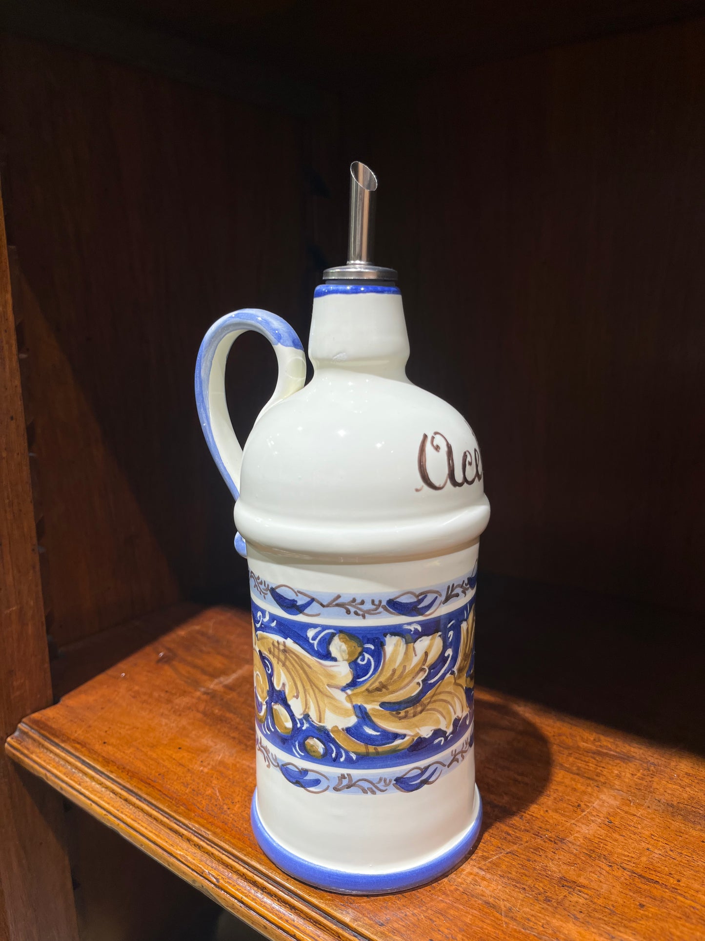 Ceramic oil dispenser