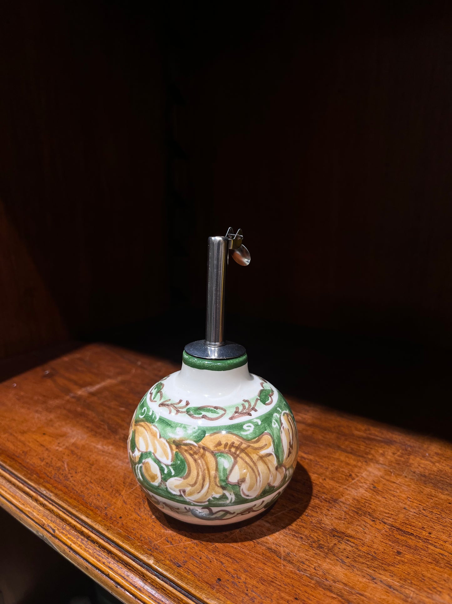 Ceramic oil dispenser