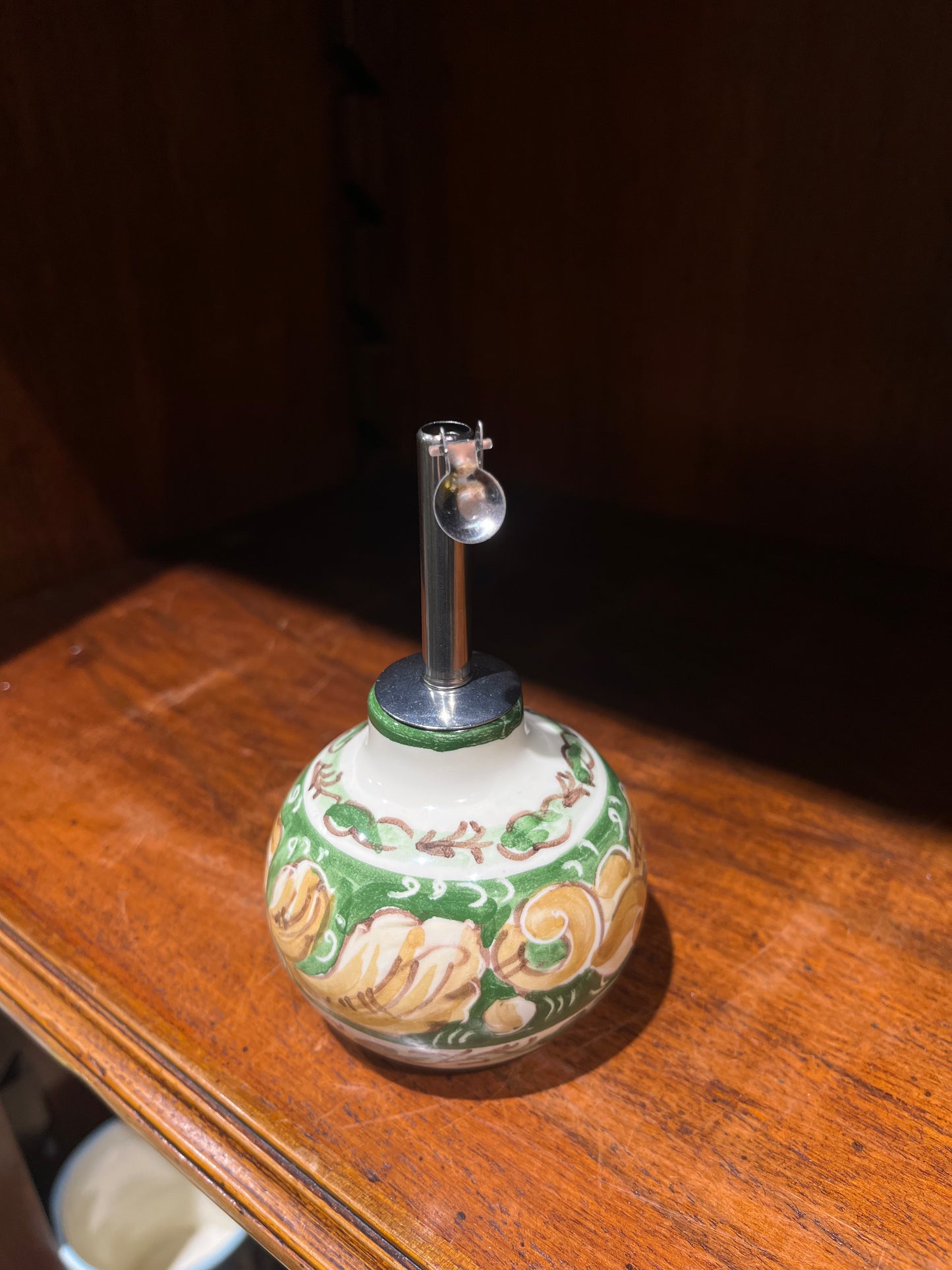 Ceramic oil dispenser