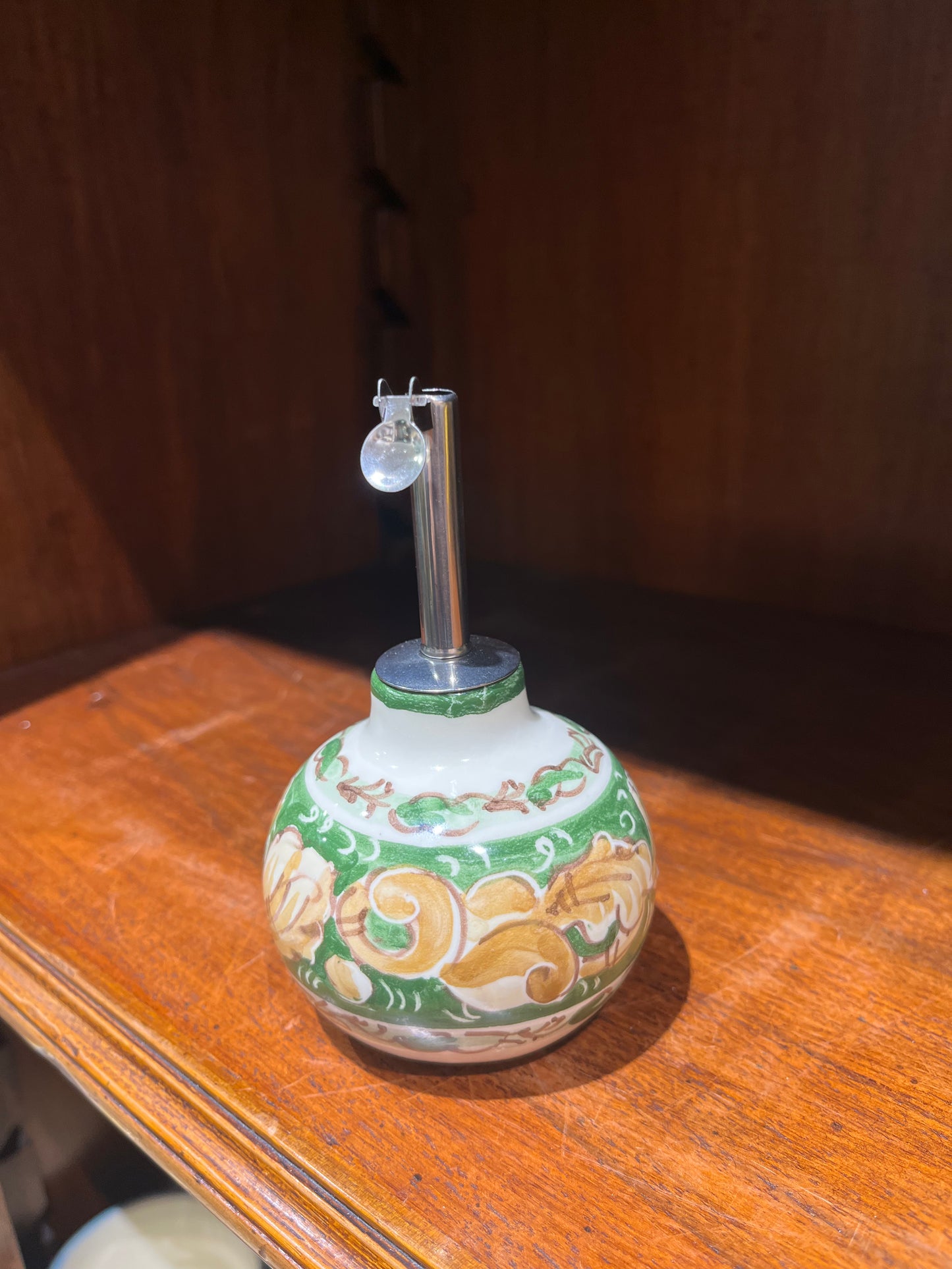 Ceramic oil dispenser