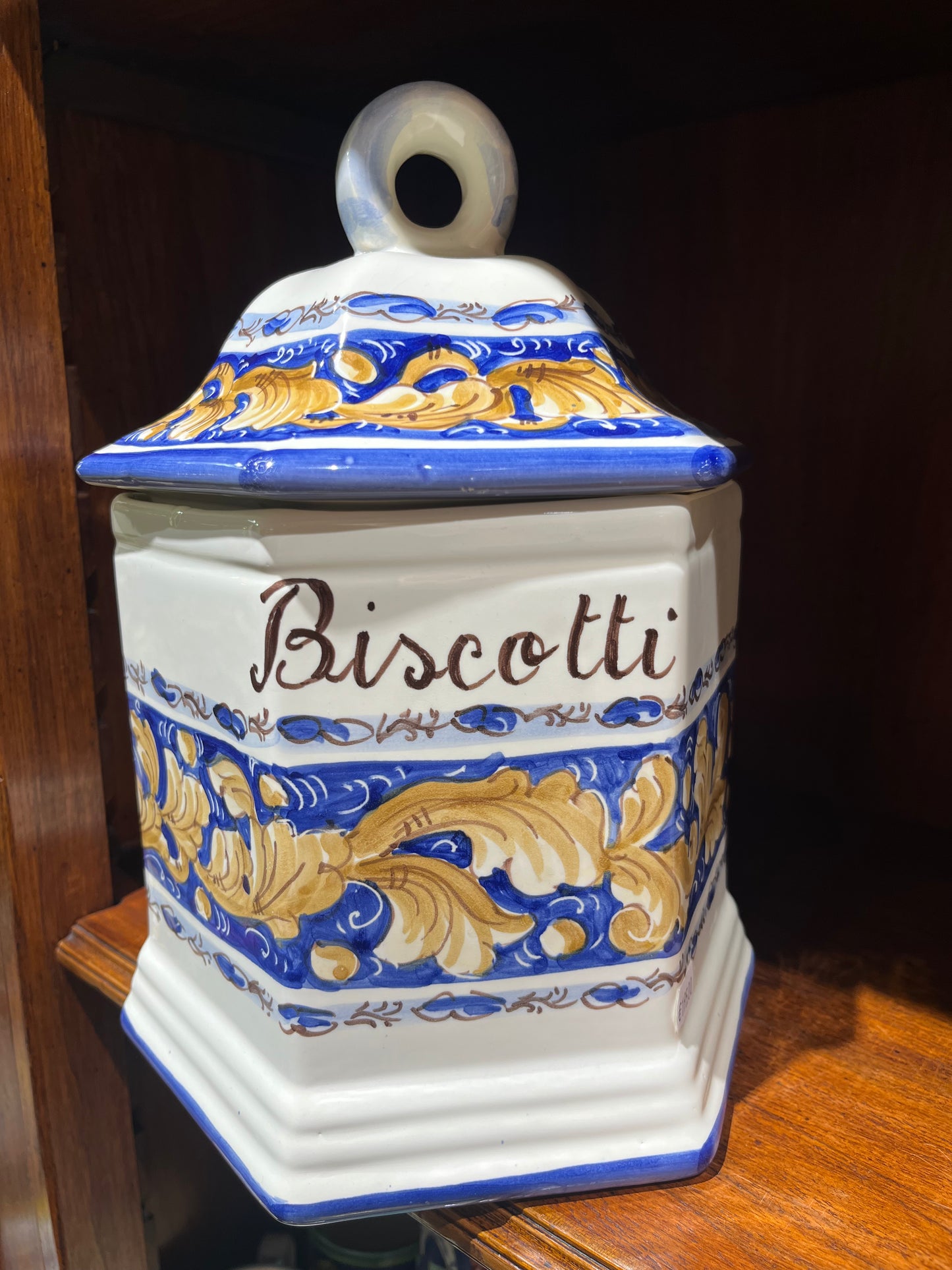 Ceramic cookie jar